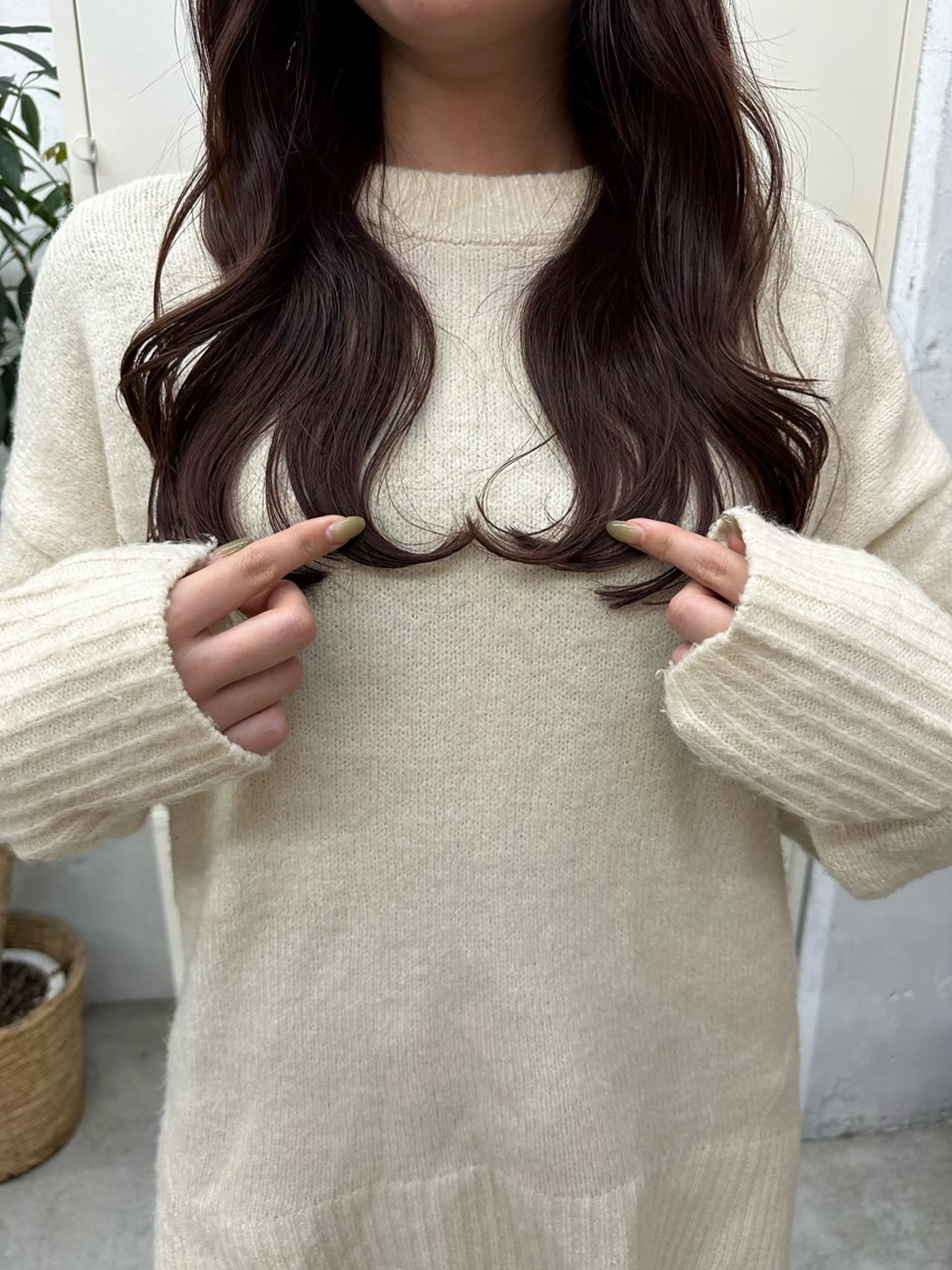 ロング カラー ヘアカラー MUKU ひかるのヘアスタイル