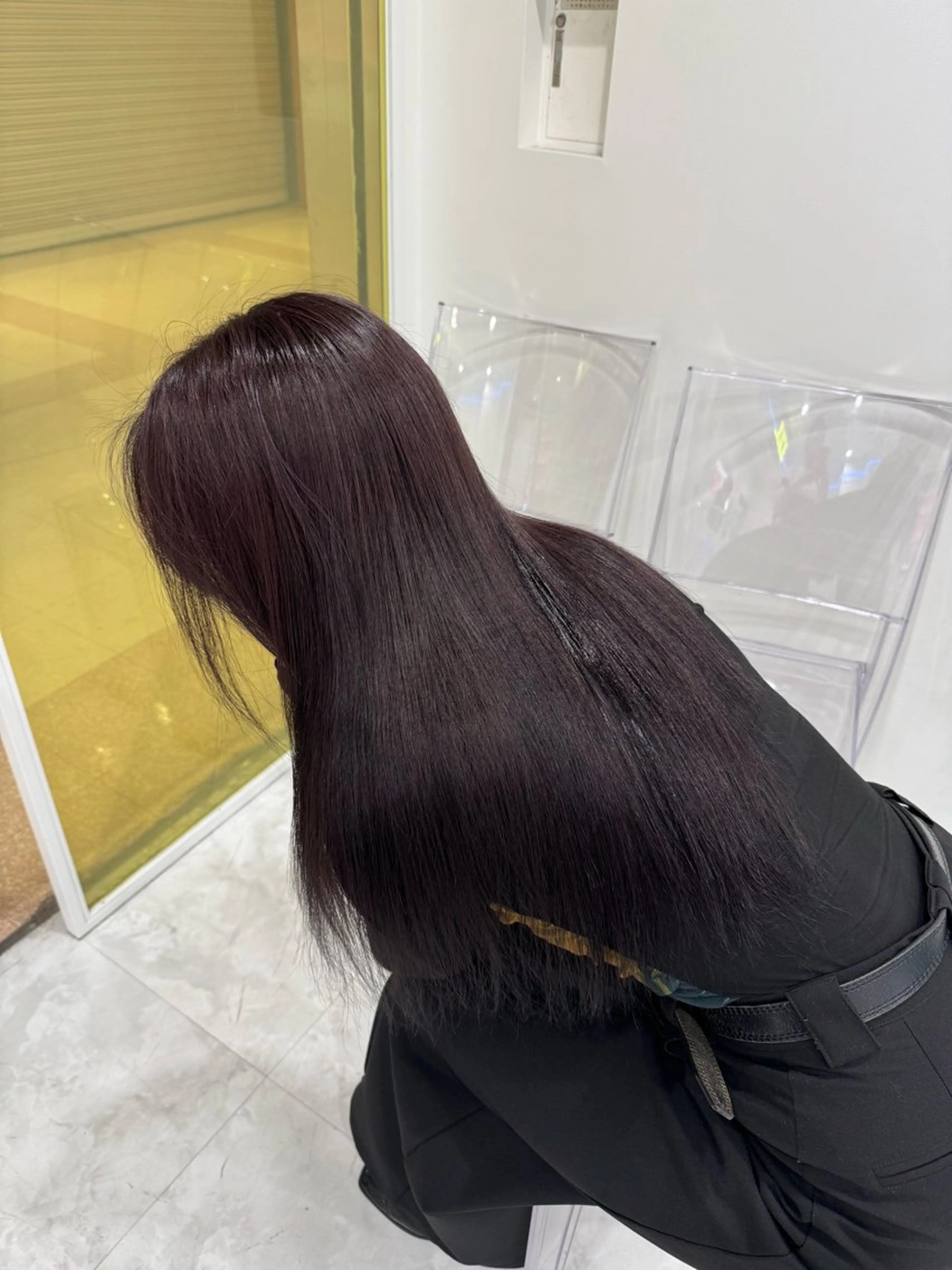 ロング ヘアカラー ブリーチなし透明感 カラー/MISANOのヘアスタイル