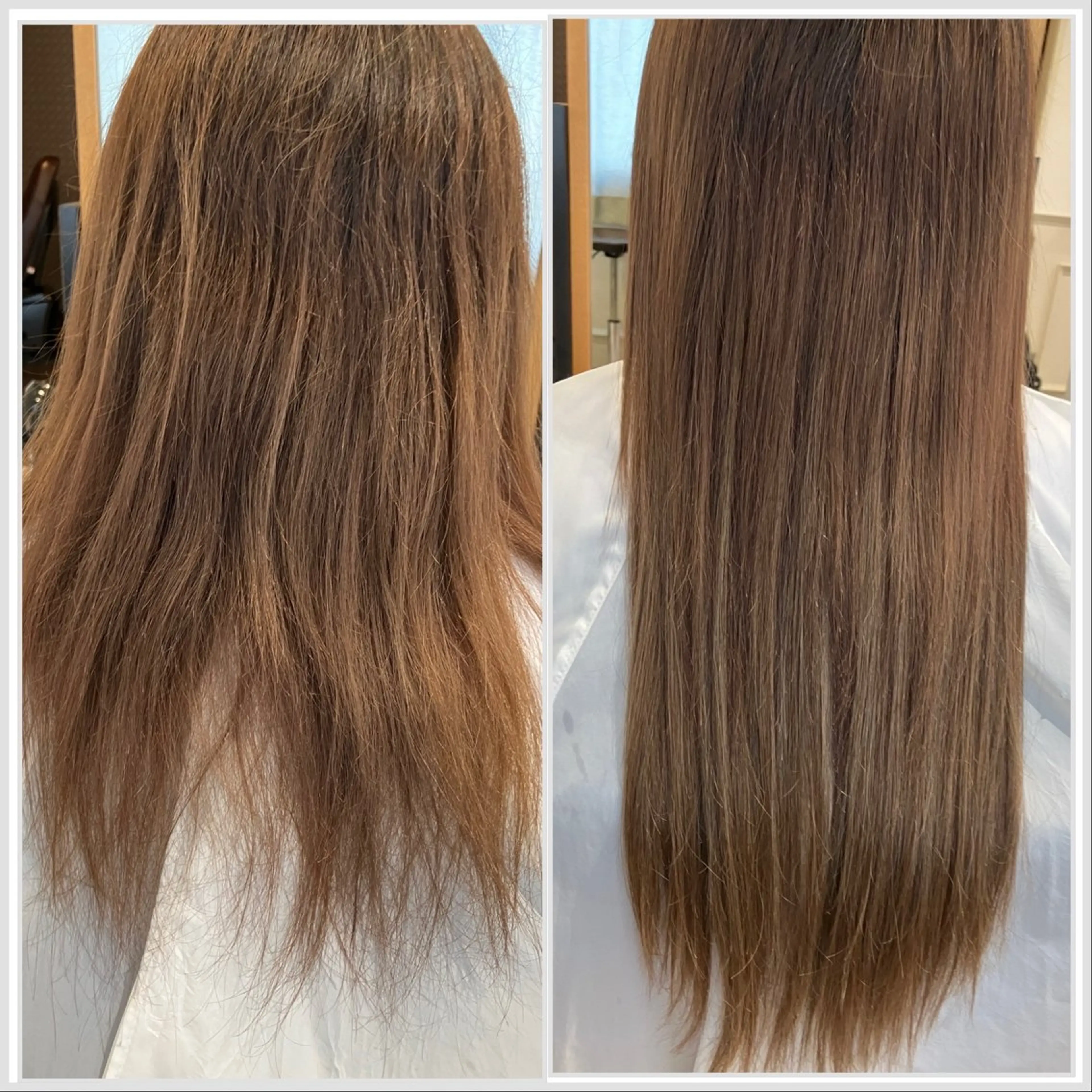 セミロング 編み込みエクステ エクステ エクステ エクステブリーチ矯正 griFFicaのヘアスタイル