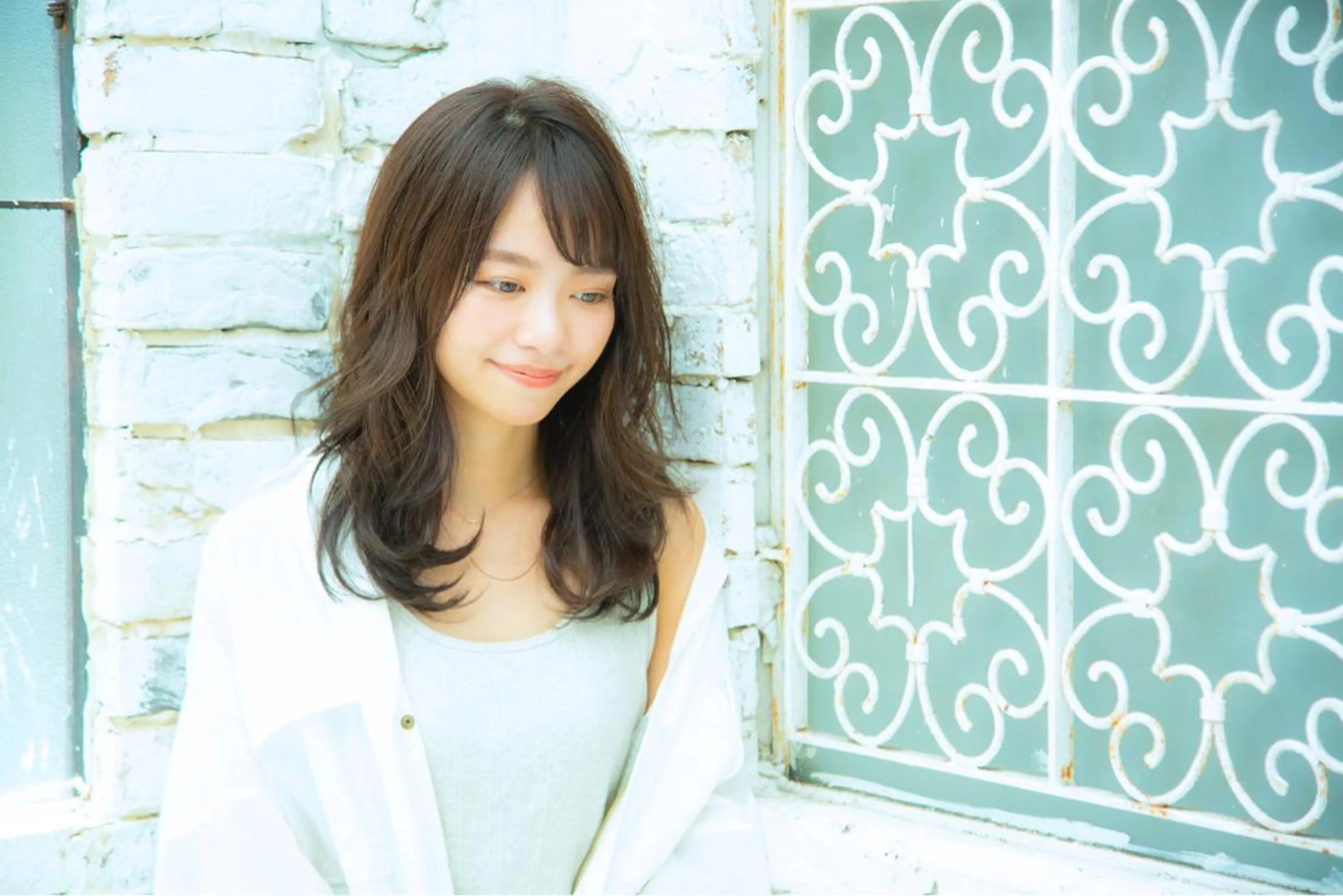 ミディアム カラー パーマ 髪質改善/縮毛矯正/ ボブ/店長/槌矢圭悟のヘアスタイル