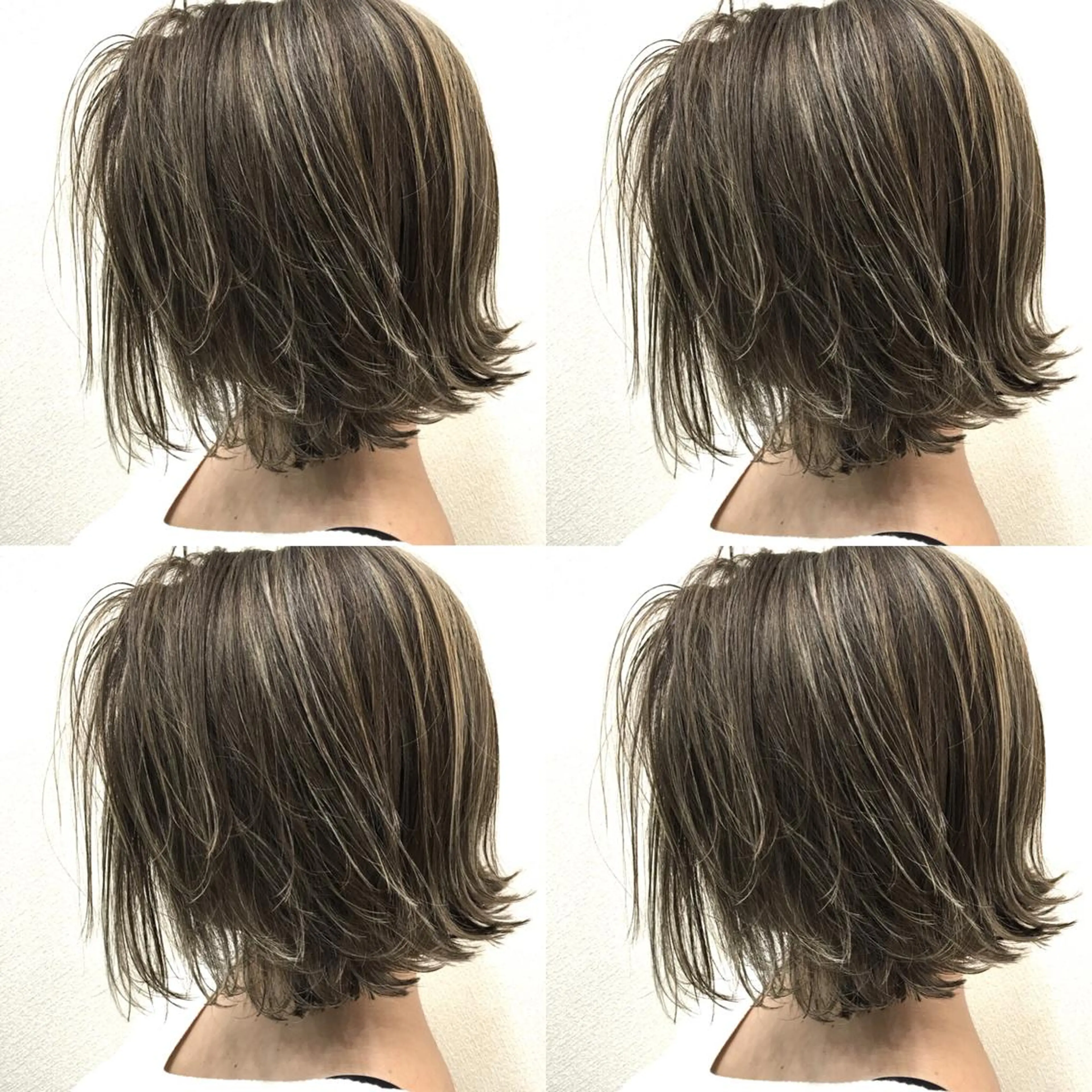 ショート カラー ベージュカラー ハイライトカラー 3Dハイライト ハイライト 井上 一平のヘアスタイル