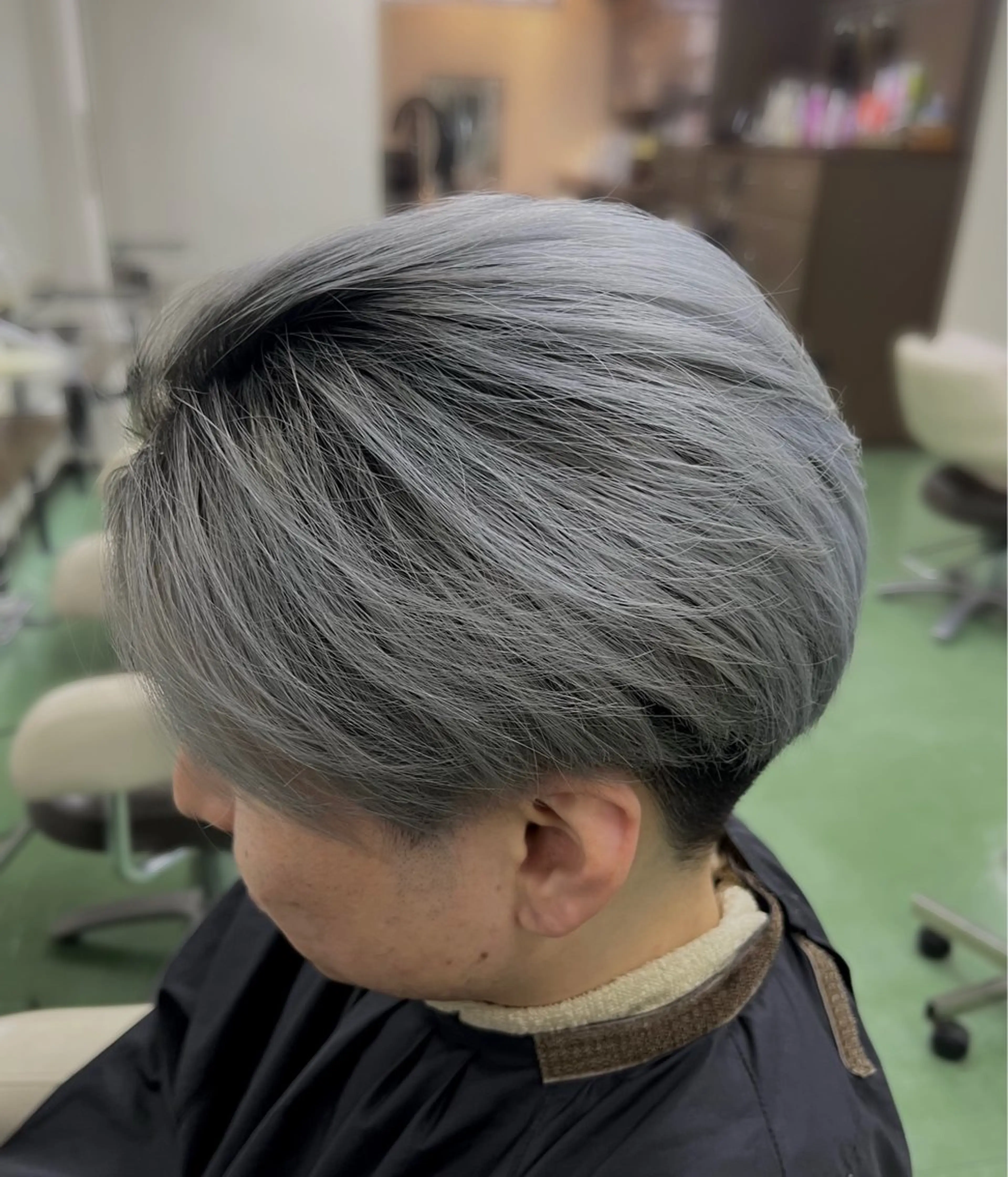 カラー バレイヤージュ ヘアカラー 久留生 隼斗のヘアスタイル