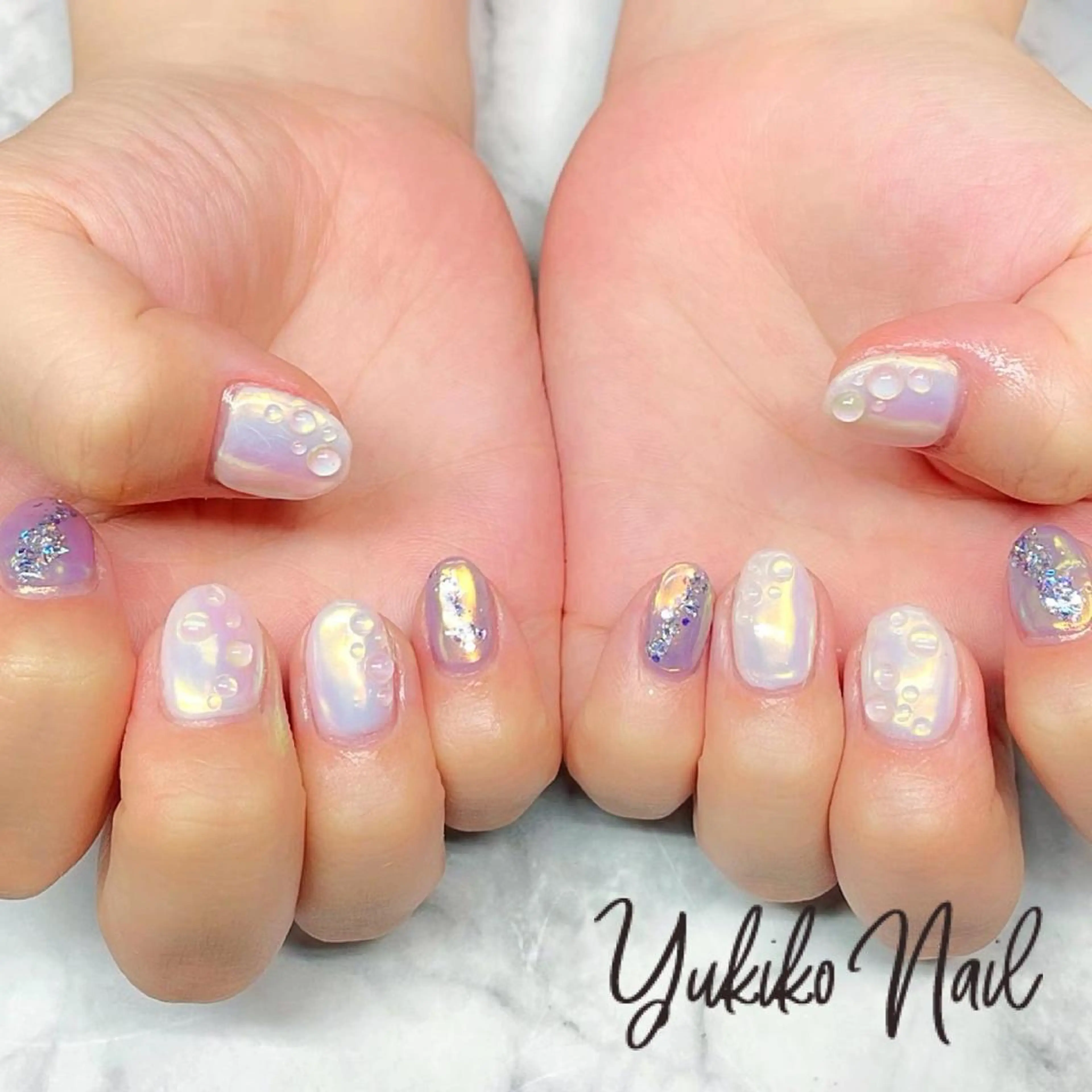 ネイル オーロラネイル ユキコ ネイルのネイルデザイン