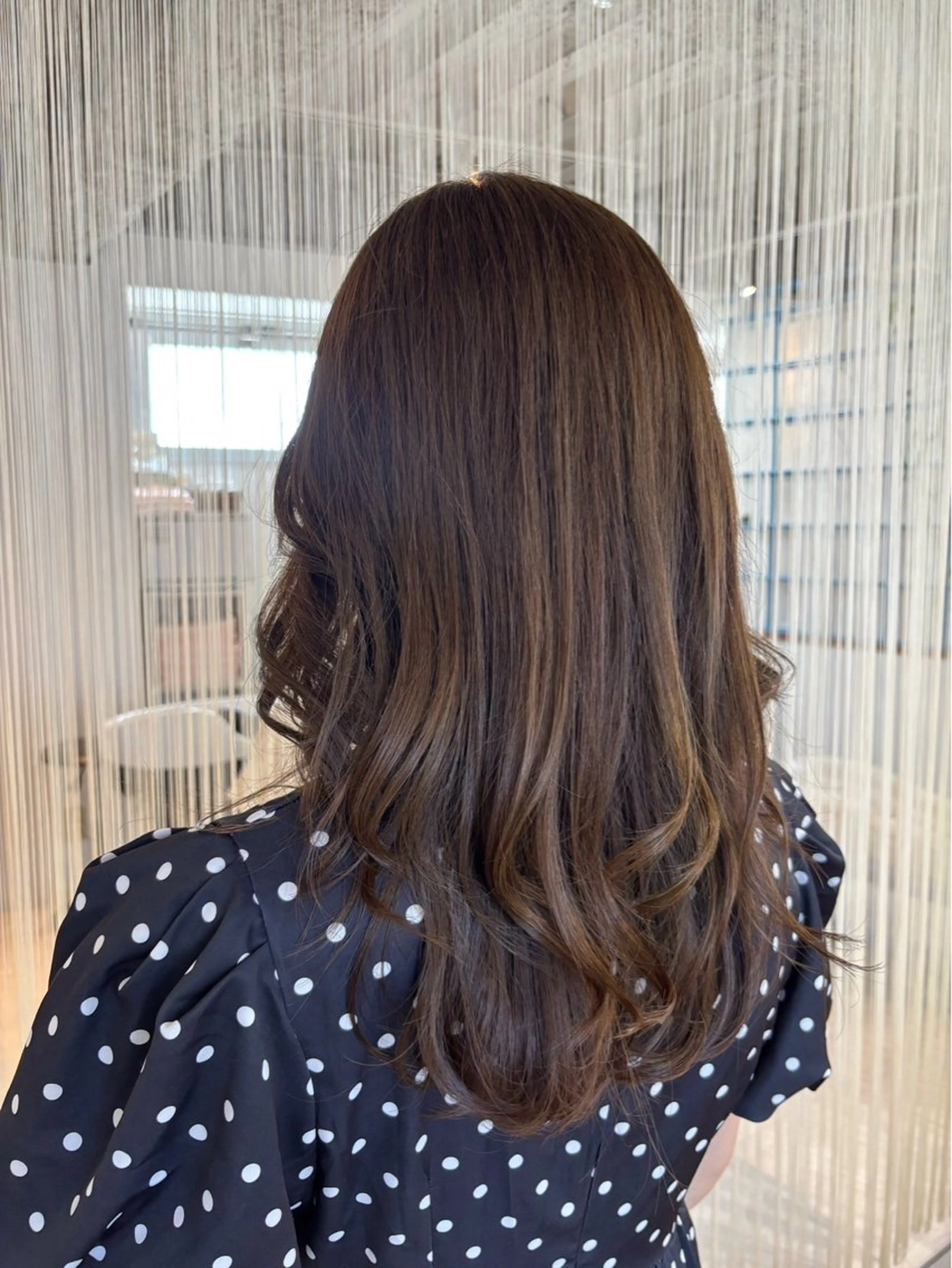 セミロング カラー ブラウンカラー ヘアカラー 伊藤かな 🫧 髪質改善/ヘッドスパのヘアスタイル