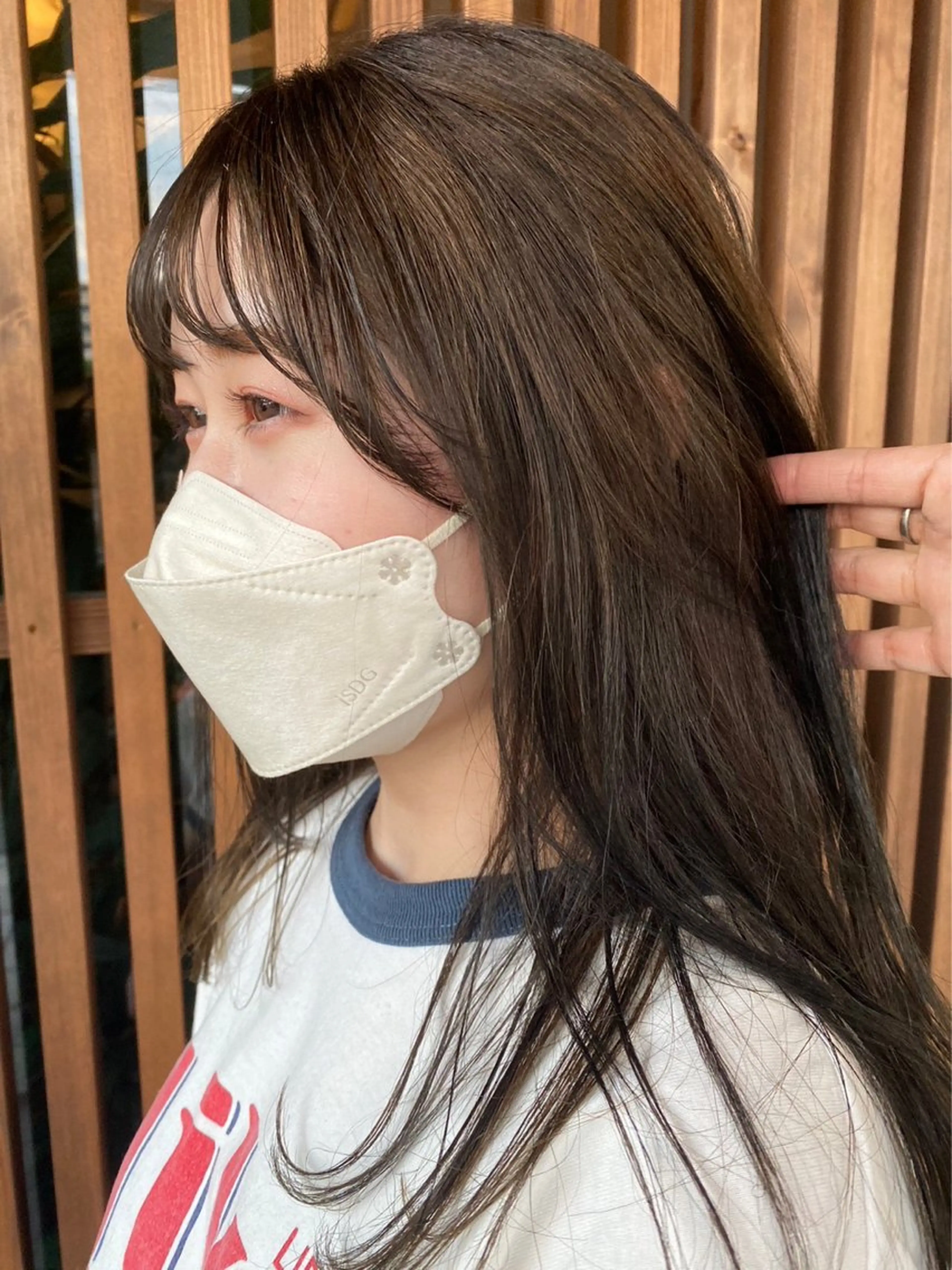 セミロング カラー トリートメント 石井 大空のヘアスタイル