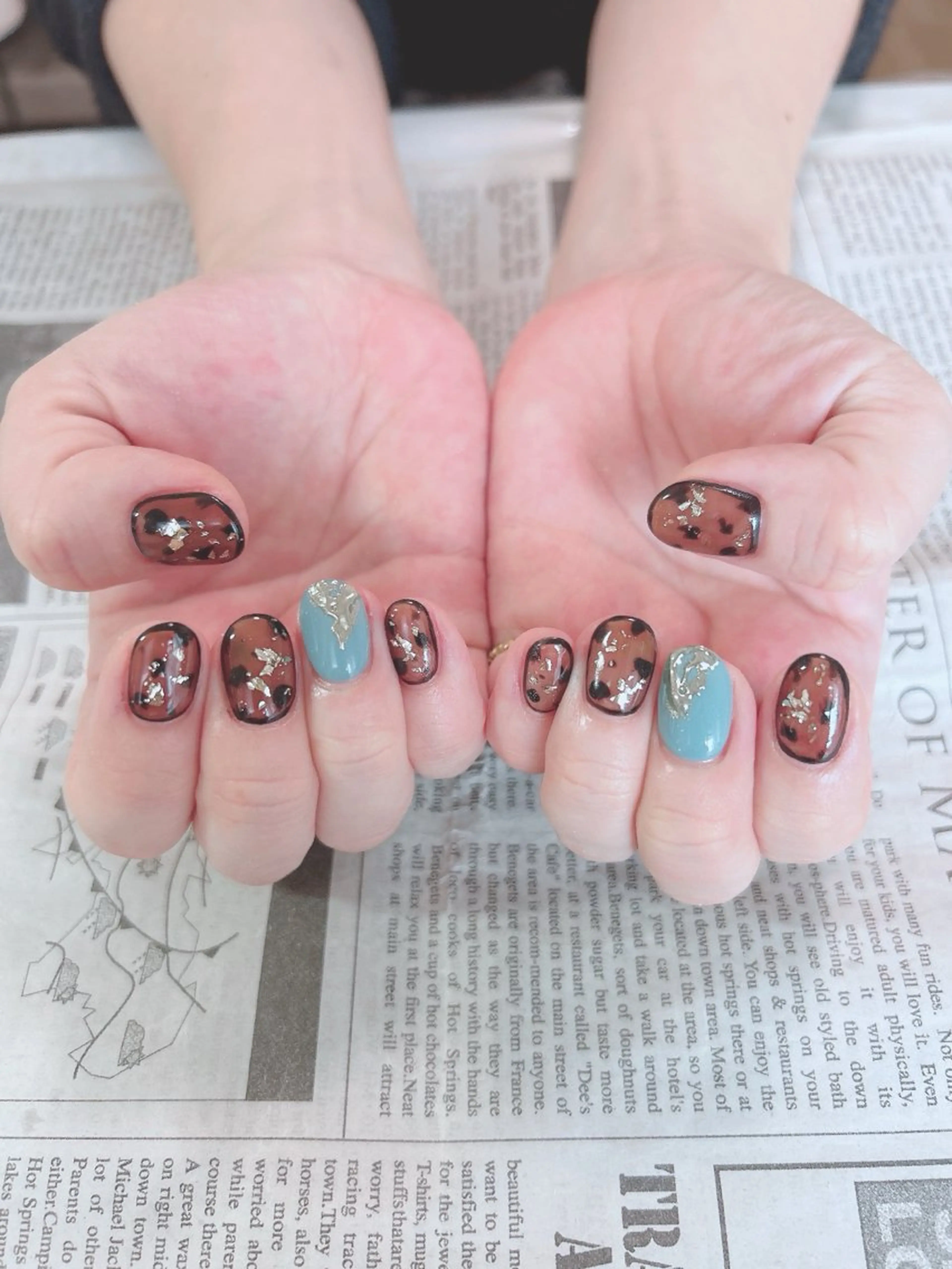 ネイル ミラーネイル ハンドネイル ハンドケア 森山 舞のネイルデザイン