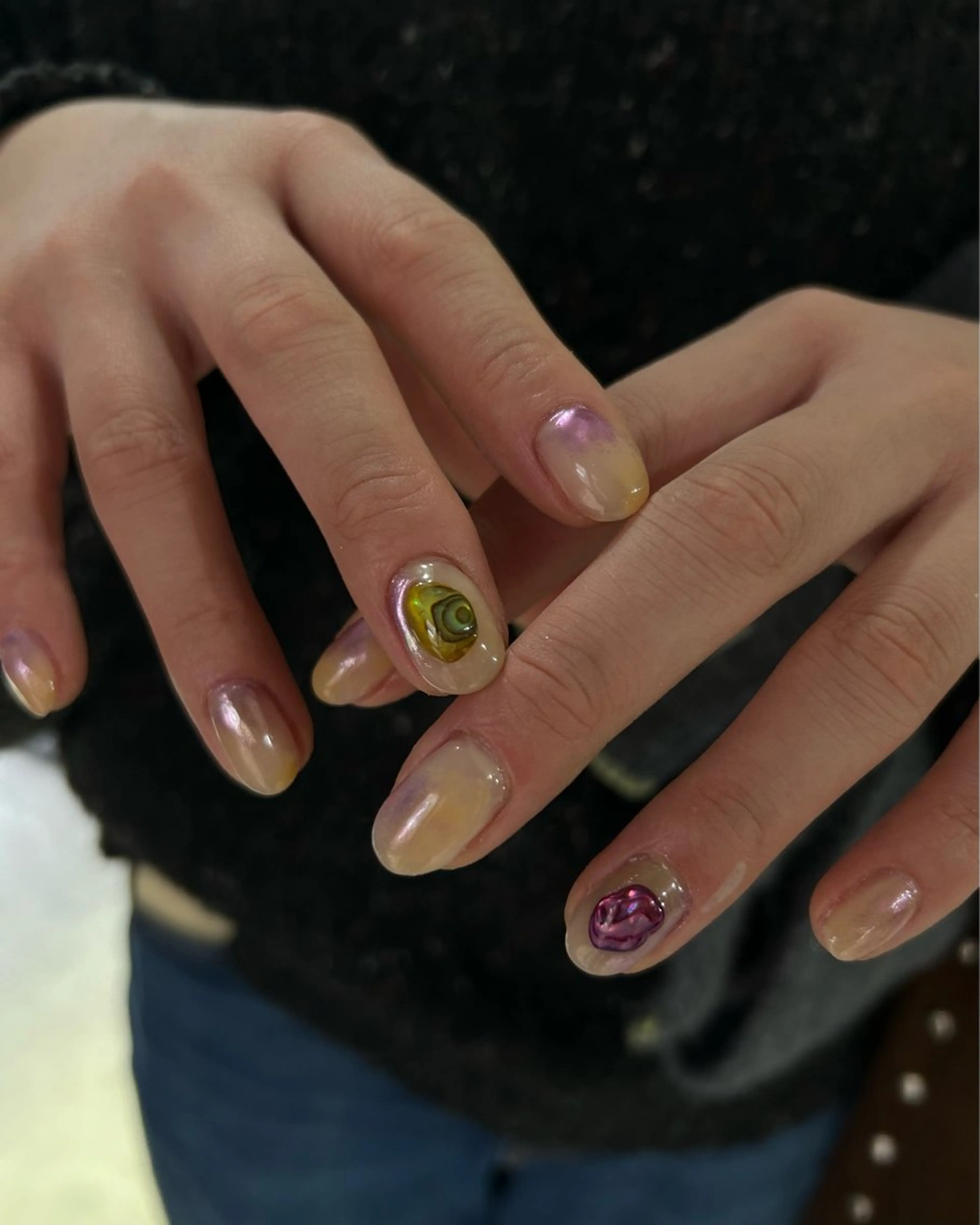 ネイル ハンドネイル フットネイル ASA nail / アート☀︎ニュアンスのネイルデザイン