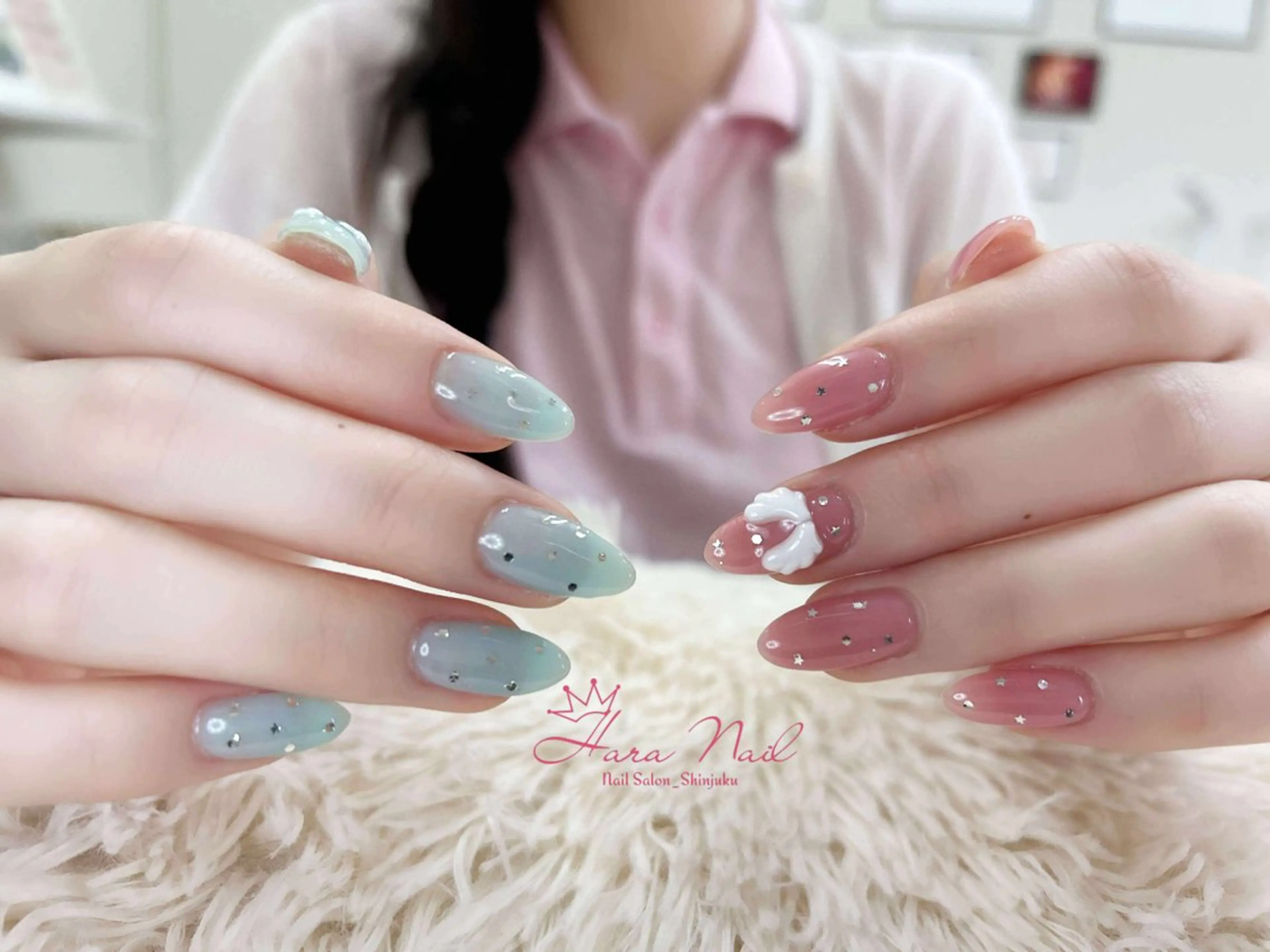 ネイル ジェルネイル 持ち込み パラジェル ハンドネイル ハンドケア Hara Nail 【パラジェル使用】のネイルデザイン