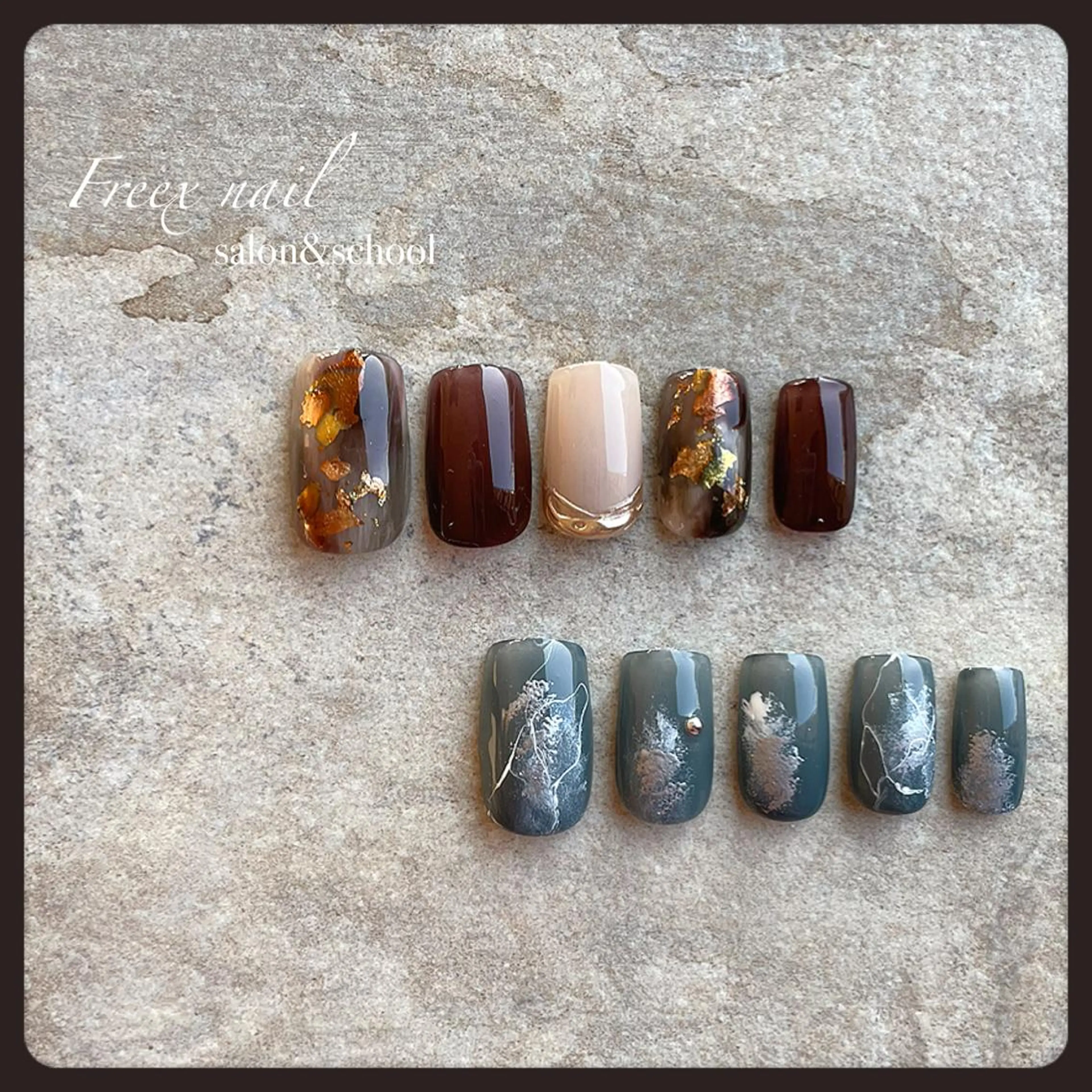 ネイル ハンドネイル ハンドケア freex nail /ニュアンス/個性派のネイルデザイン