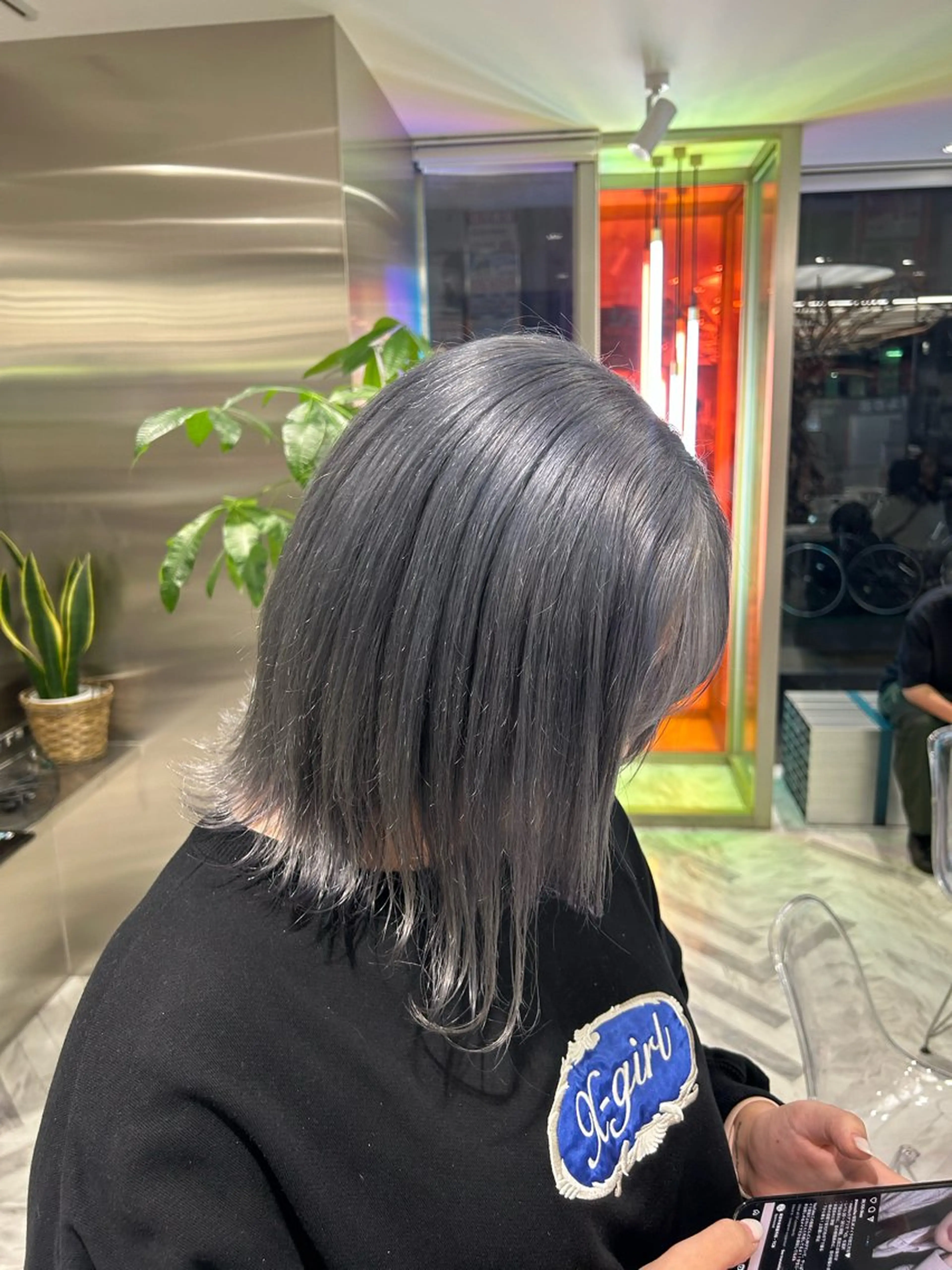 ミディアム カラー ヘアカラー メンズ/ボブ/パーマ /くるみのマツエク・マツパデザイン