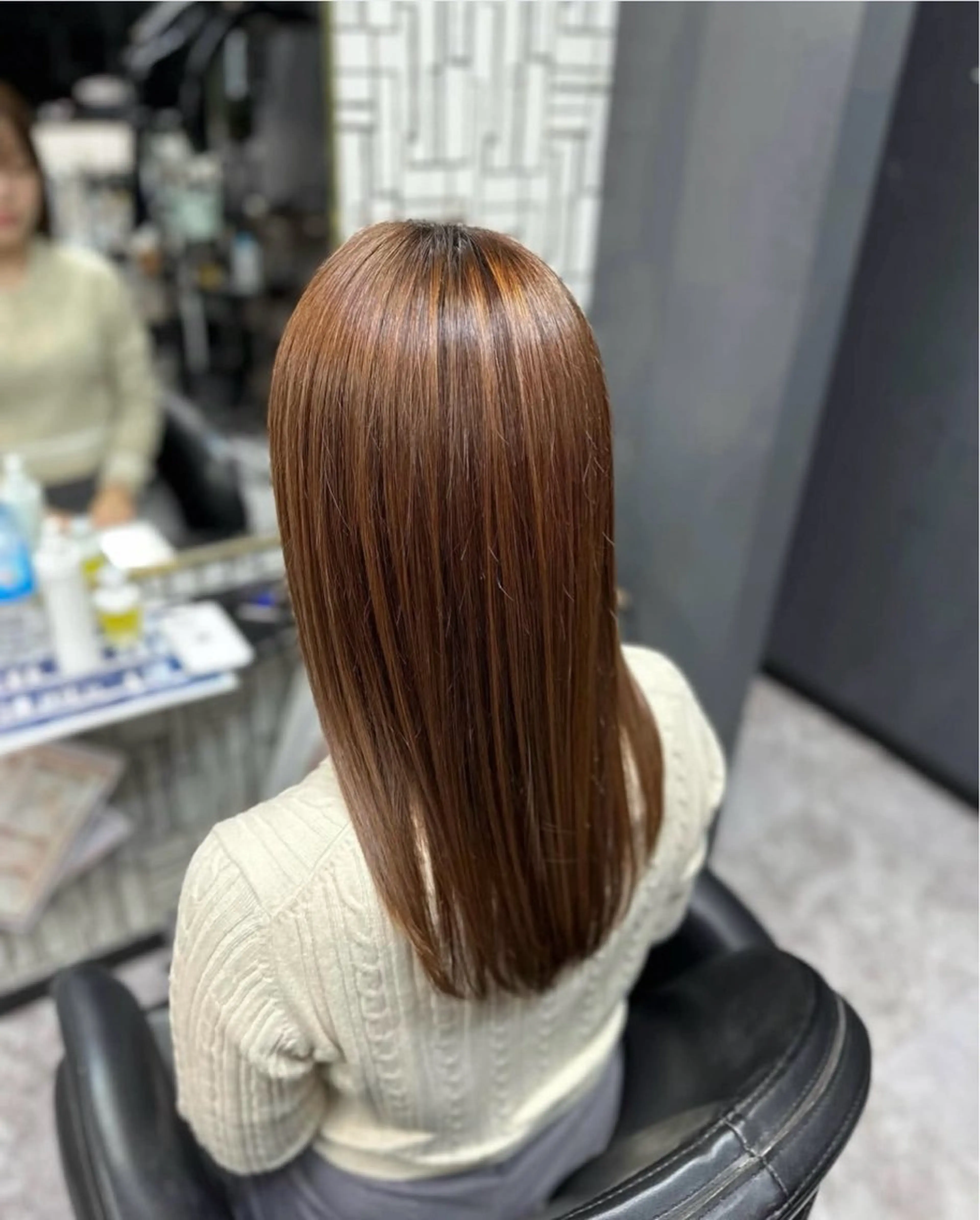 ロング トリートメント 北村 理奈のヘアスタイル