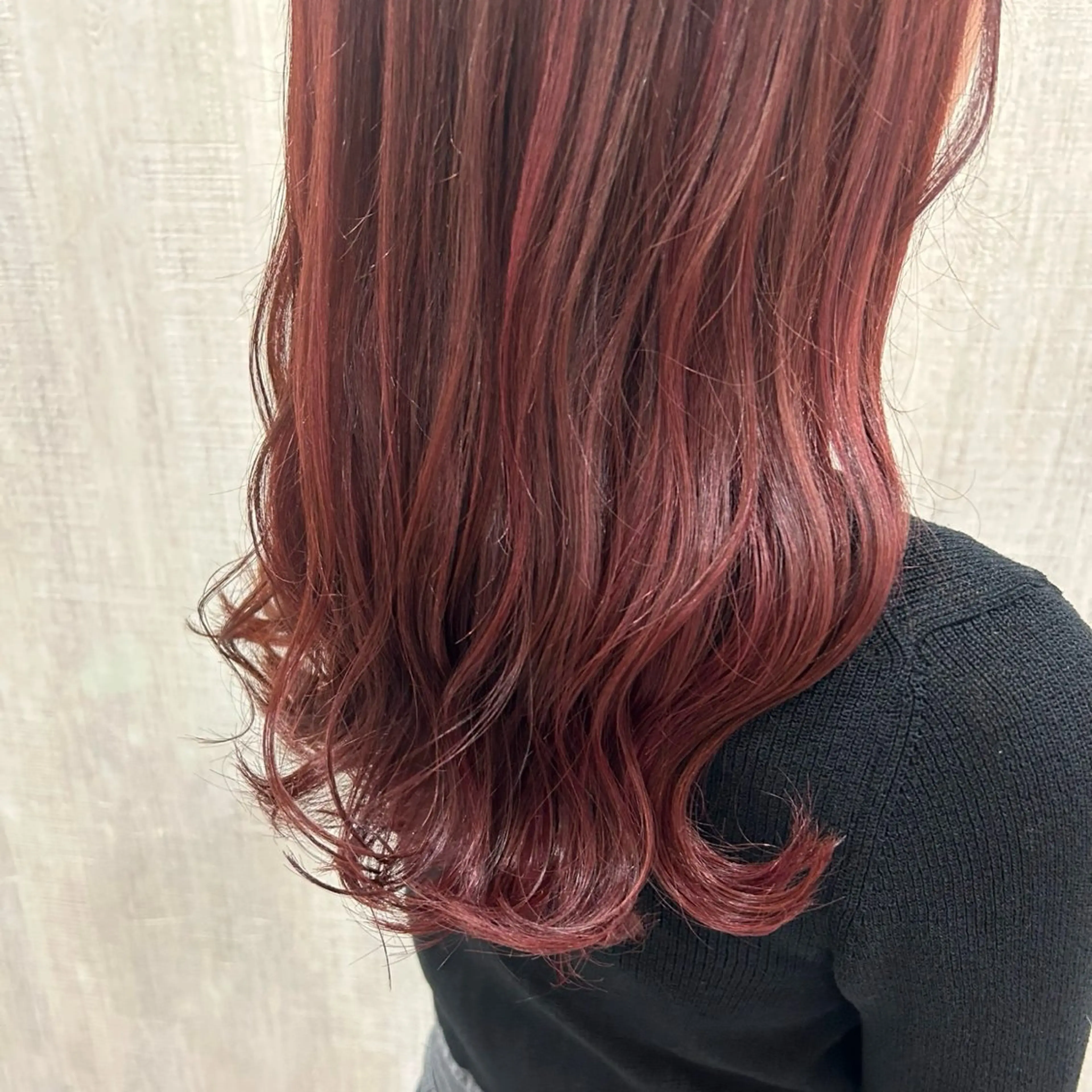 セミロング カラー カット ヘアカラー トリートメント 🫧透け感⋆艶髪💎 山口アヤカのヘアスタイル