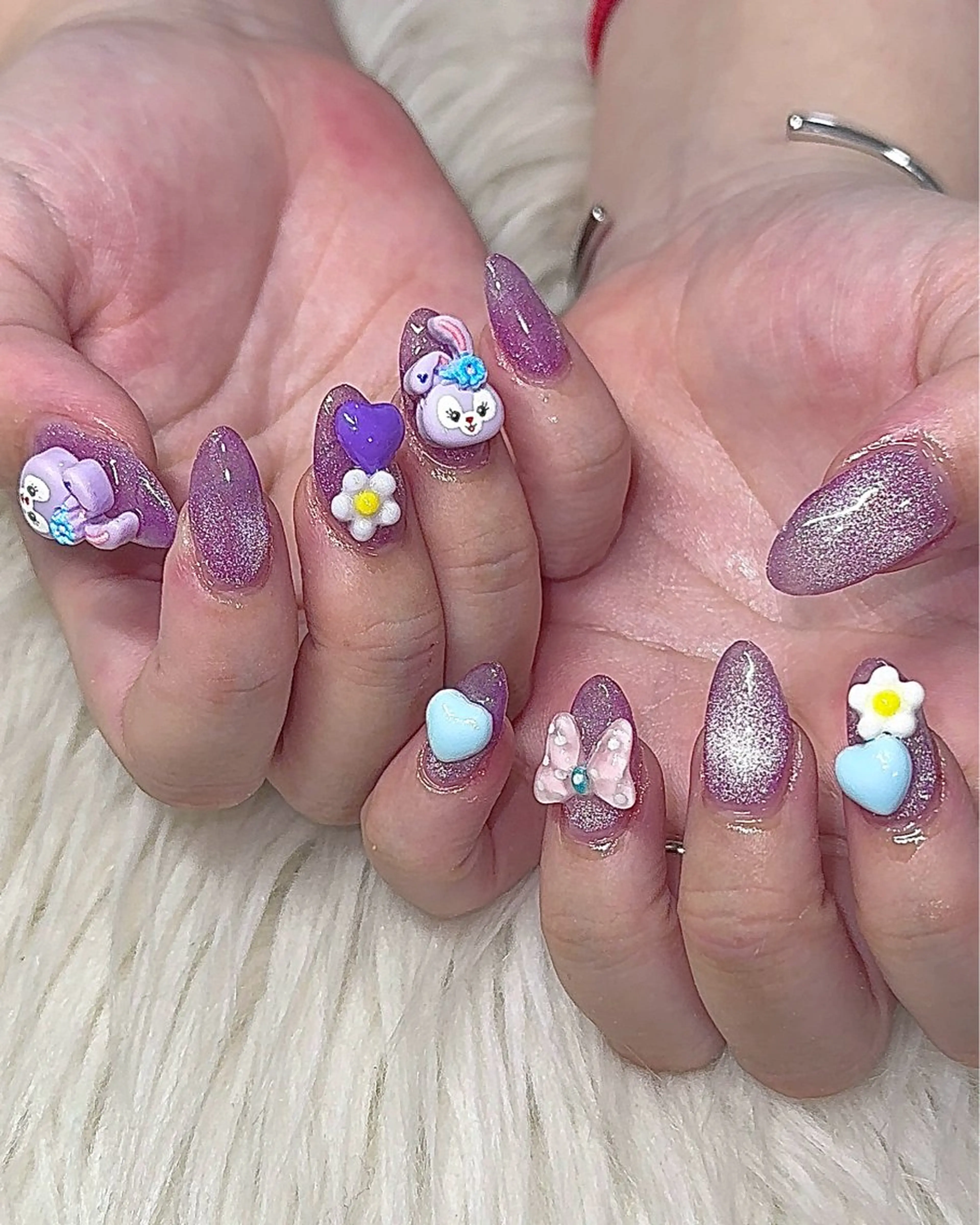 ネイル 持ち込み ハンドネイル 黒川 実祐のネイルデザイン