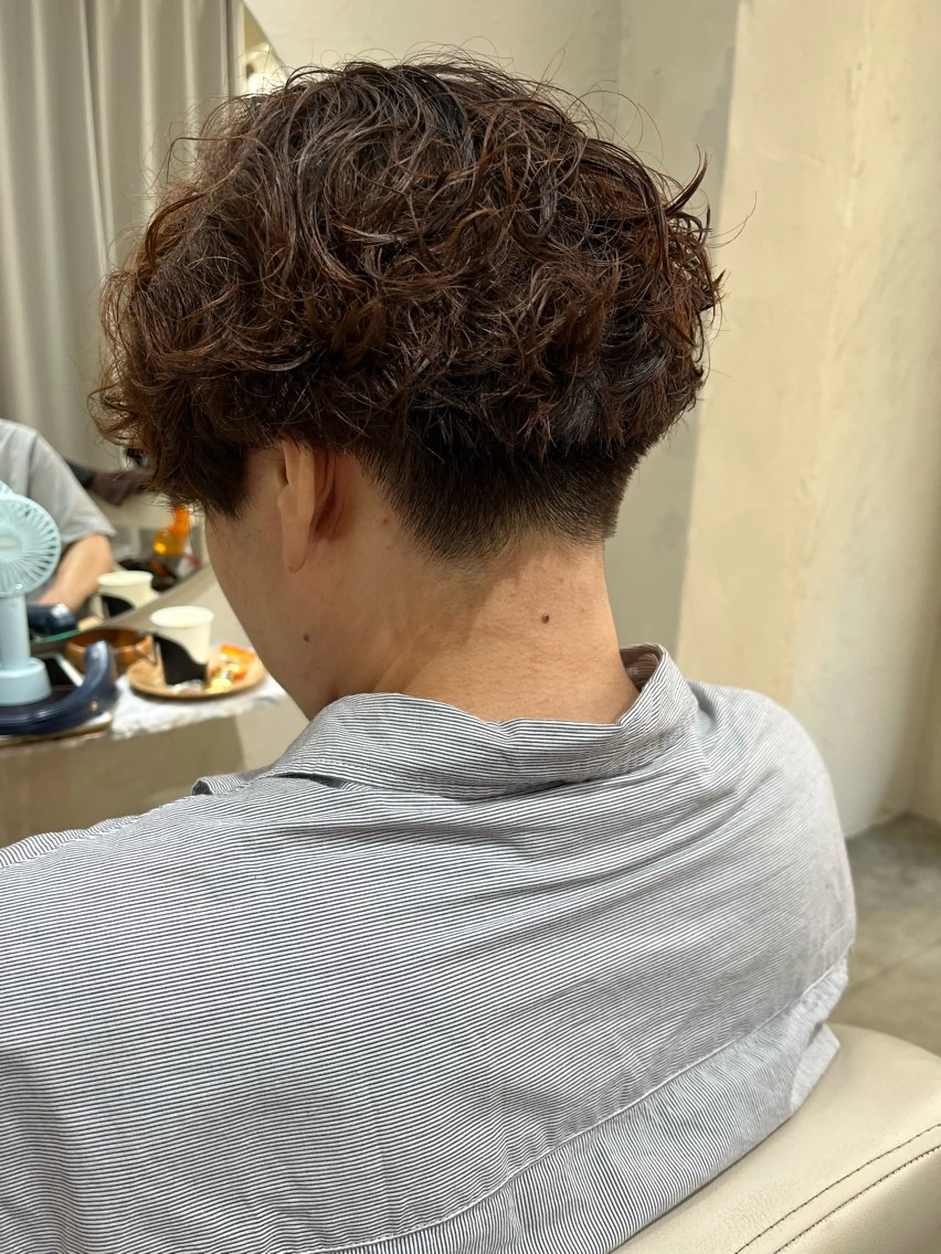 ショート カラー パーマ カット ヘアカラー ハイトーンカラー🩵 耳ツボジュエリー👂のその他イメージ