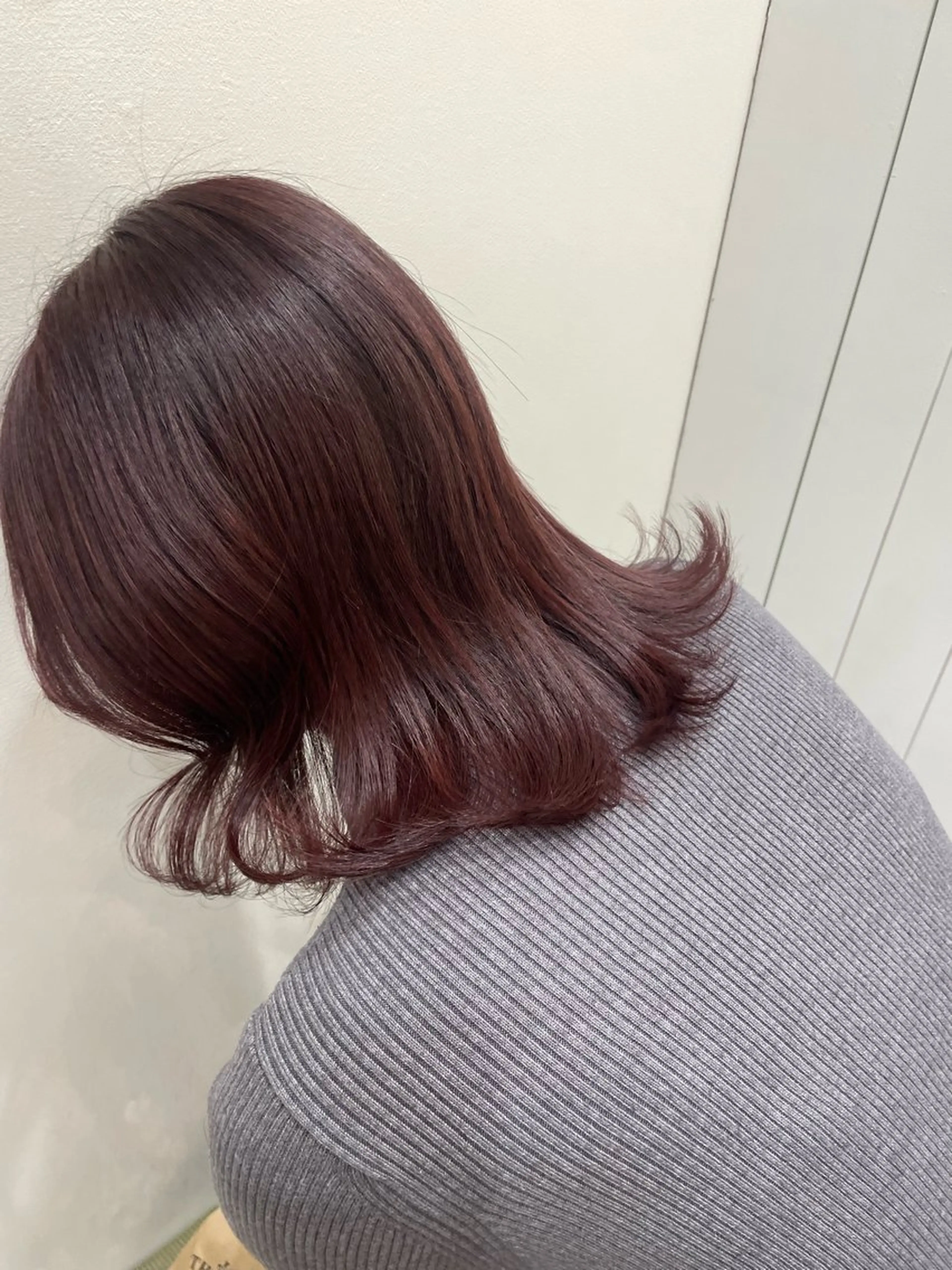 ミディアム カラー カット ヘアカラー レイヤー／大宮／韓国 🤍AYA🤍のヘアスタイル