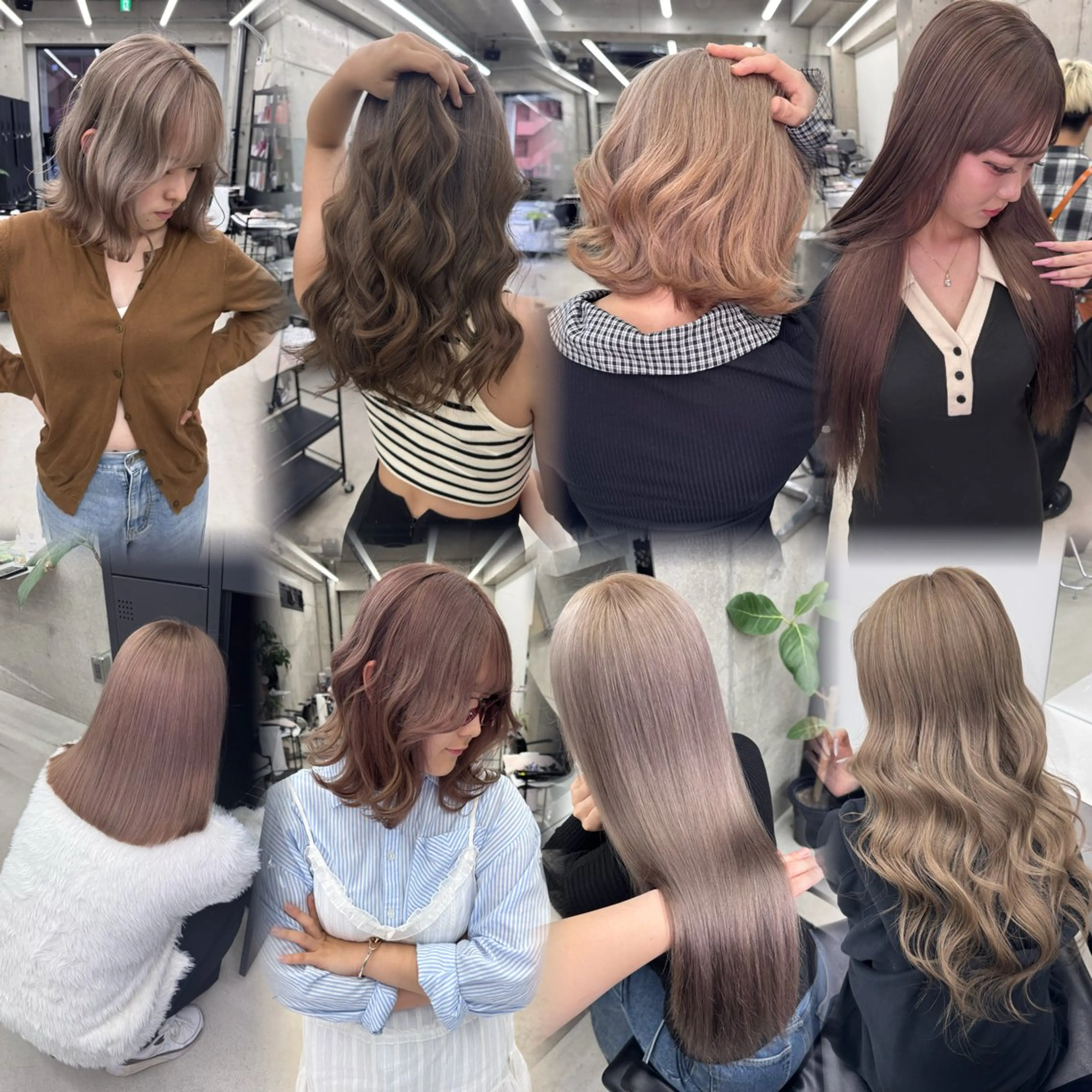 カラー ヘアカラー 和木坂 日美のヘアスタイル