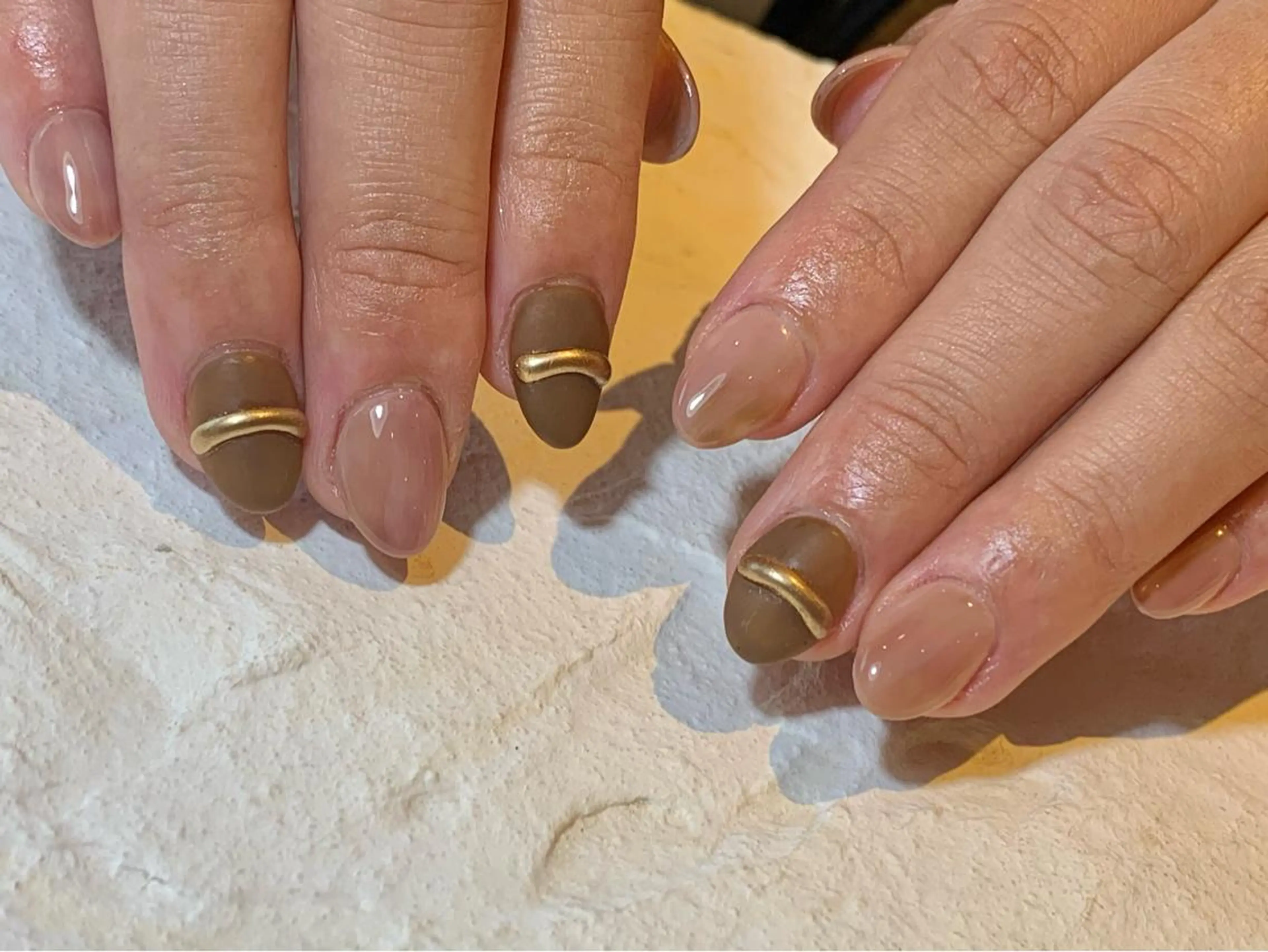 ネイル ミラーネイル ニュアンスネイル 山本 理紗子のネイルデザイン