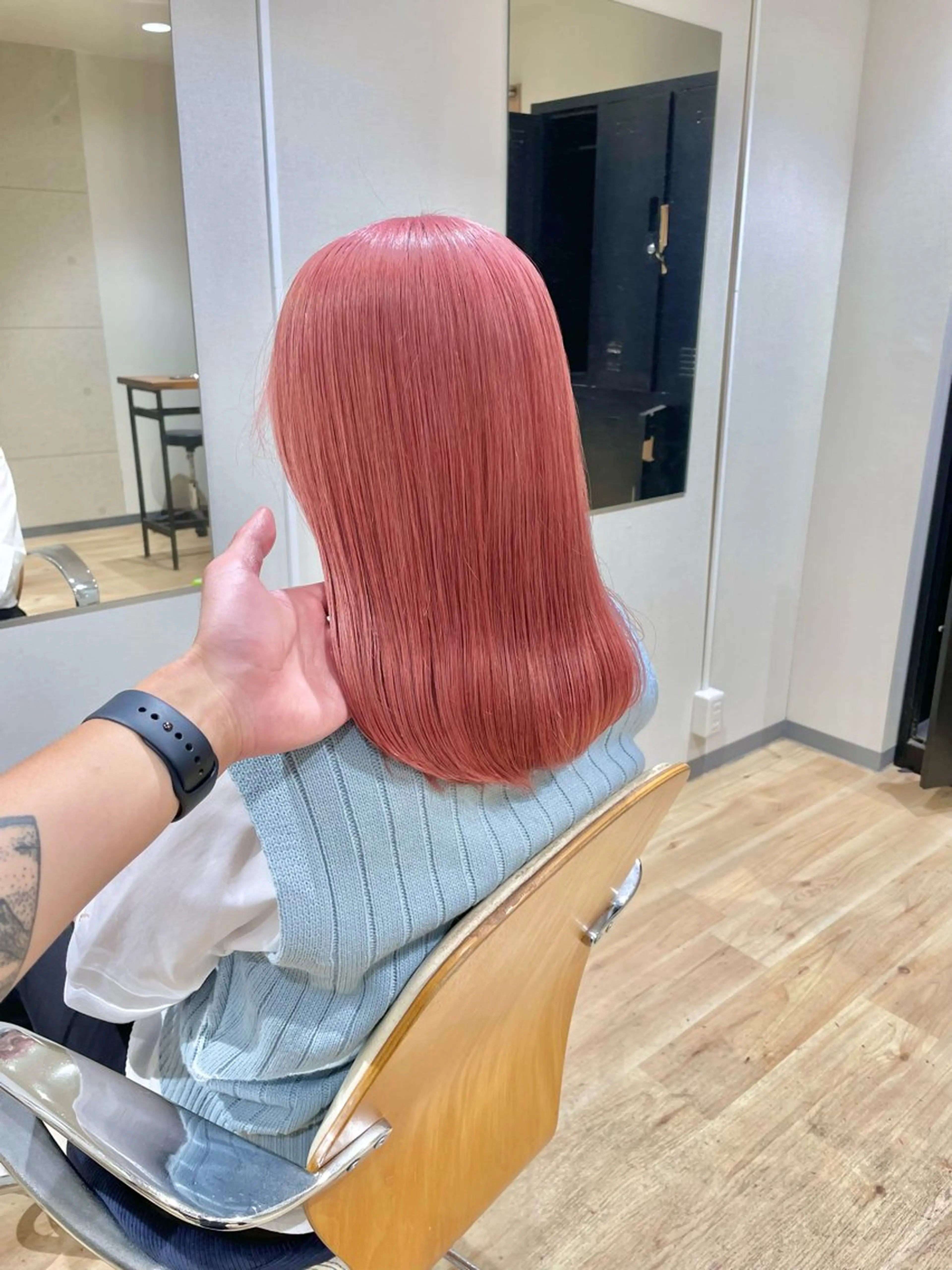 ミディアム カラー エビスザキレン／メン ズ／心斎橋🌳のヘアスタイル