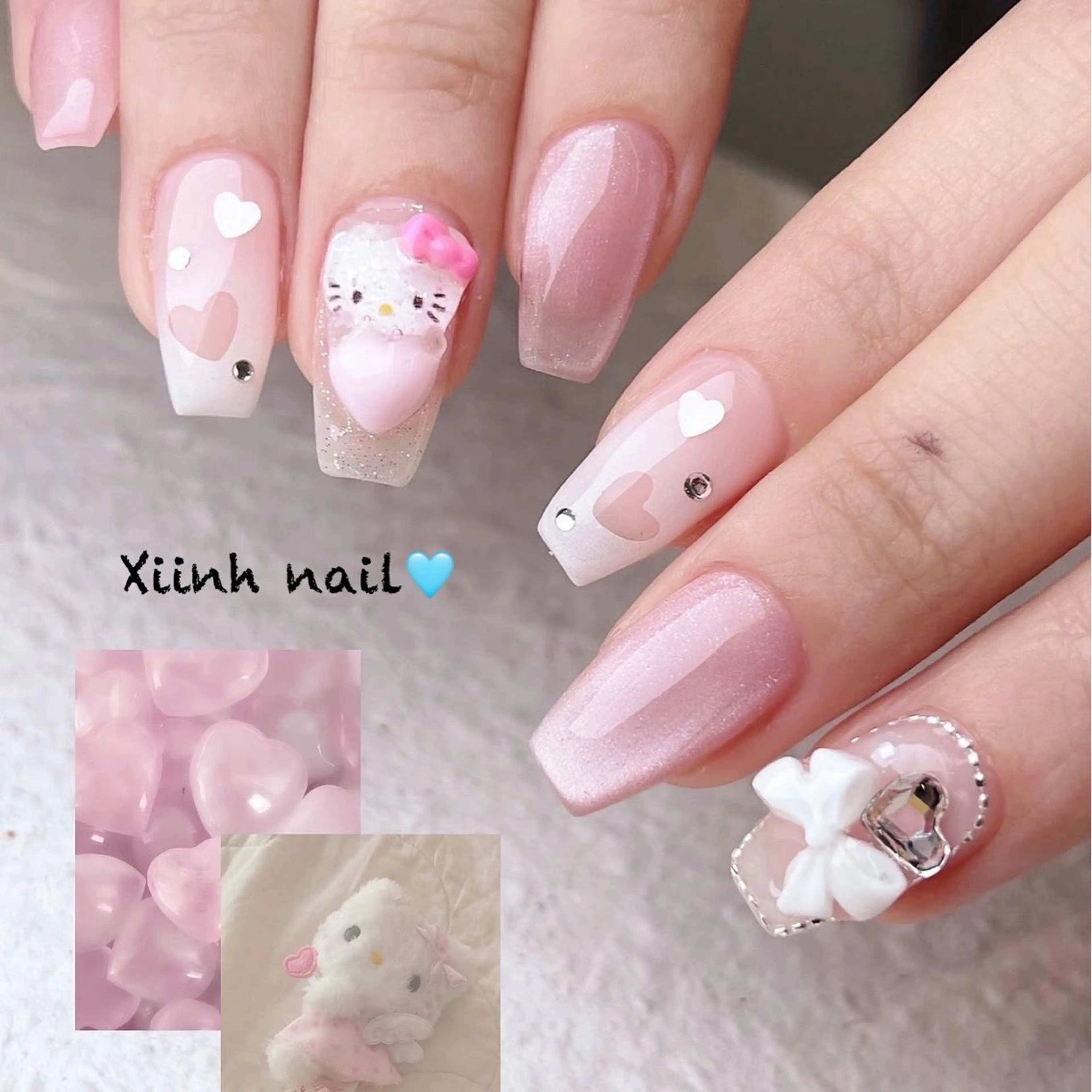 ネイル チークネイル フットネイル フレンチネイル ジェルネイル ハロウィン ハンドネイル XIINH NAIL SALONのネイルデザイン