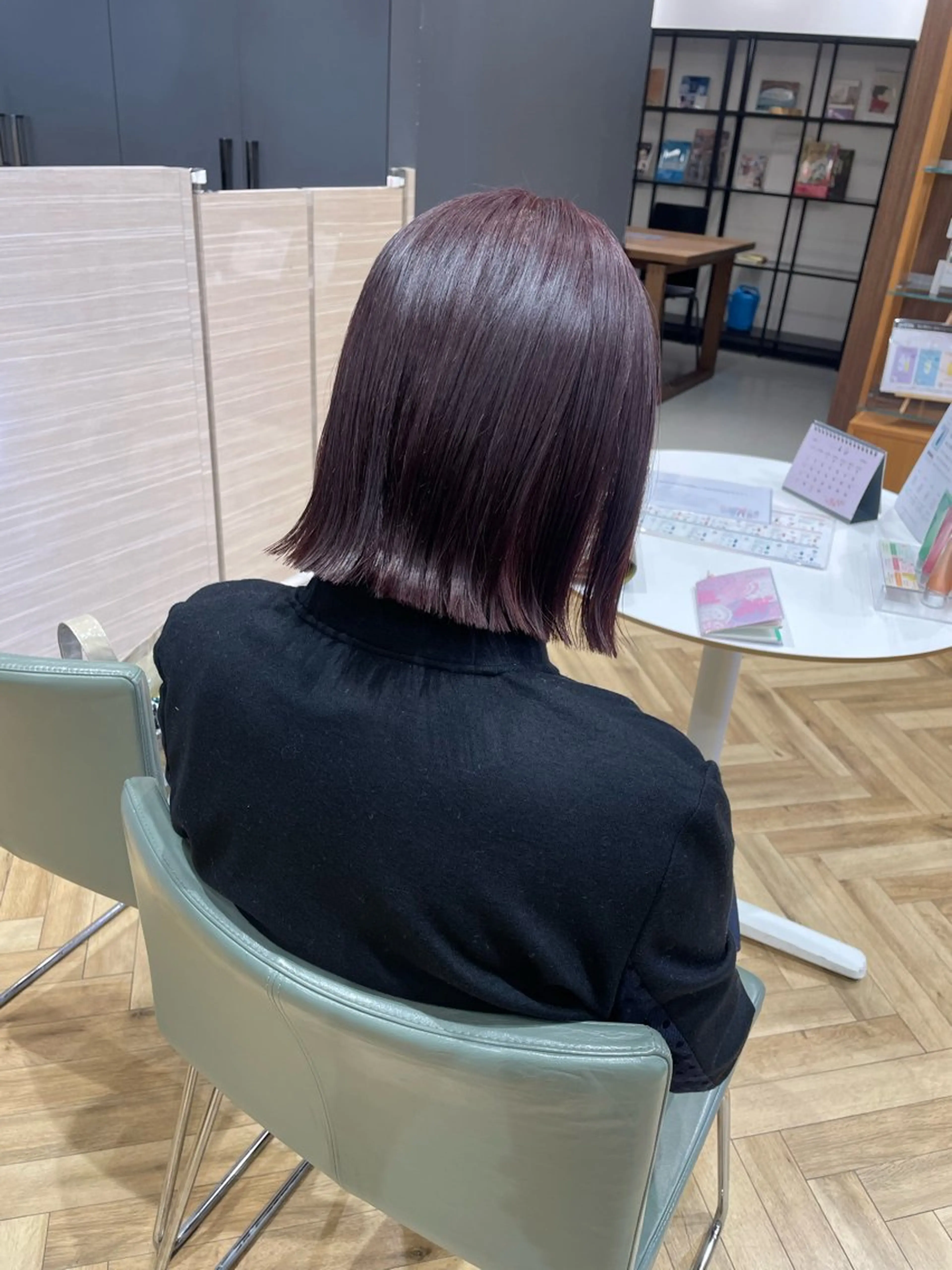 ミディアム カラー ナチュラルカラー 児玉優香のヘアスタイル