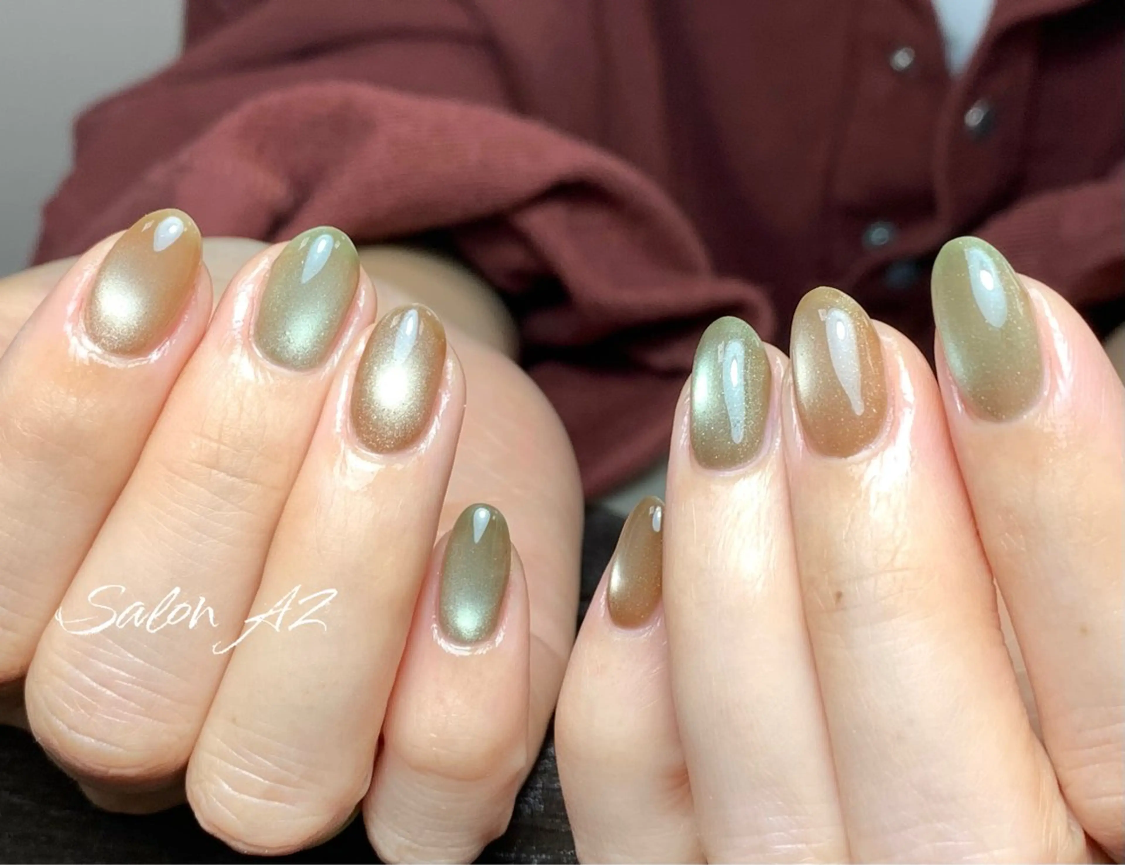 ネイル アートネイル フットネイル フレンチネイル マグネットネイル 持ち込み ハンドネイル salon AZのネイルデザイン