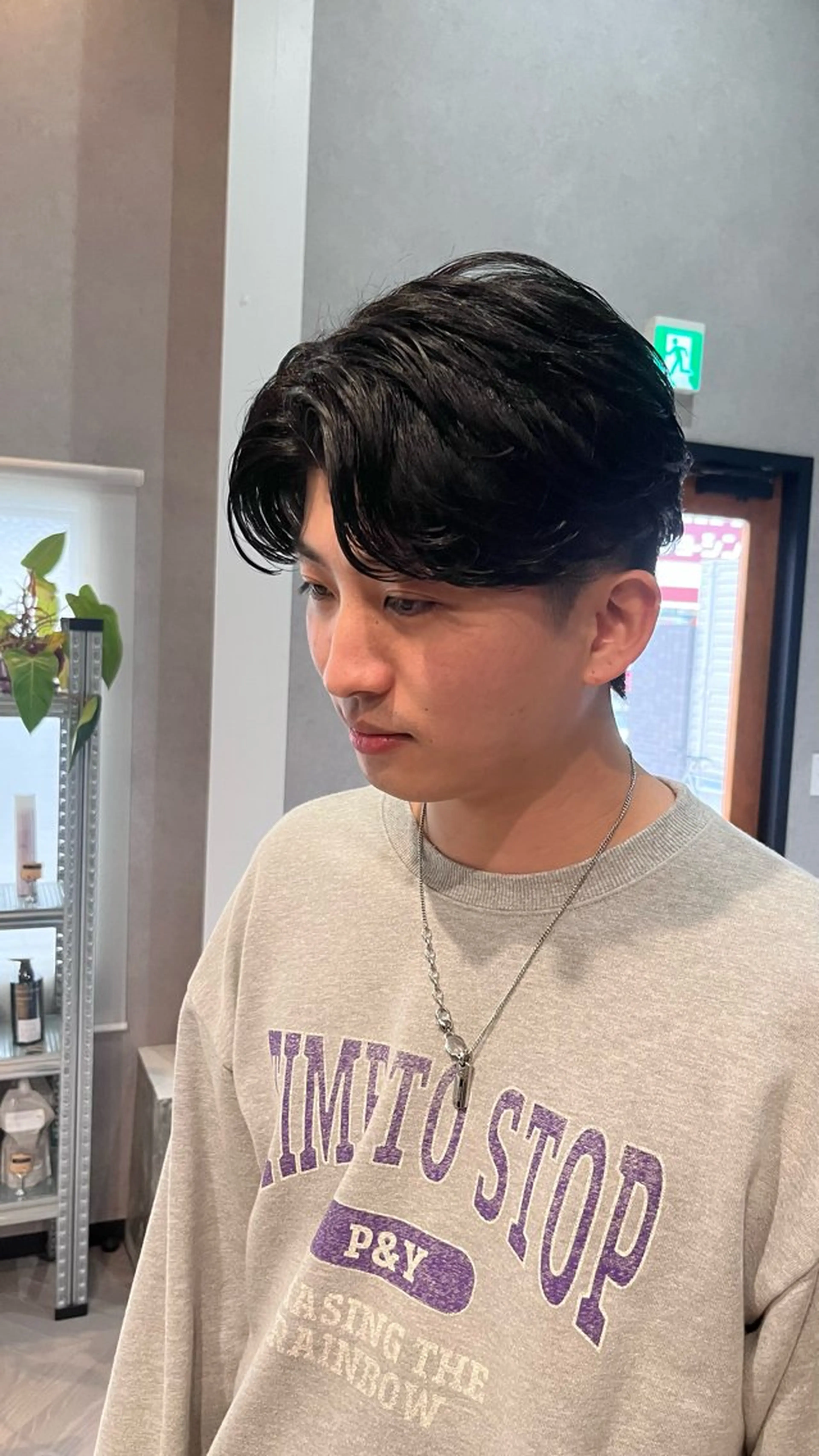 パーマ メンズ パーマスタイル特化◎ 永戸圭汰のヘアスタイル