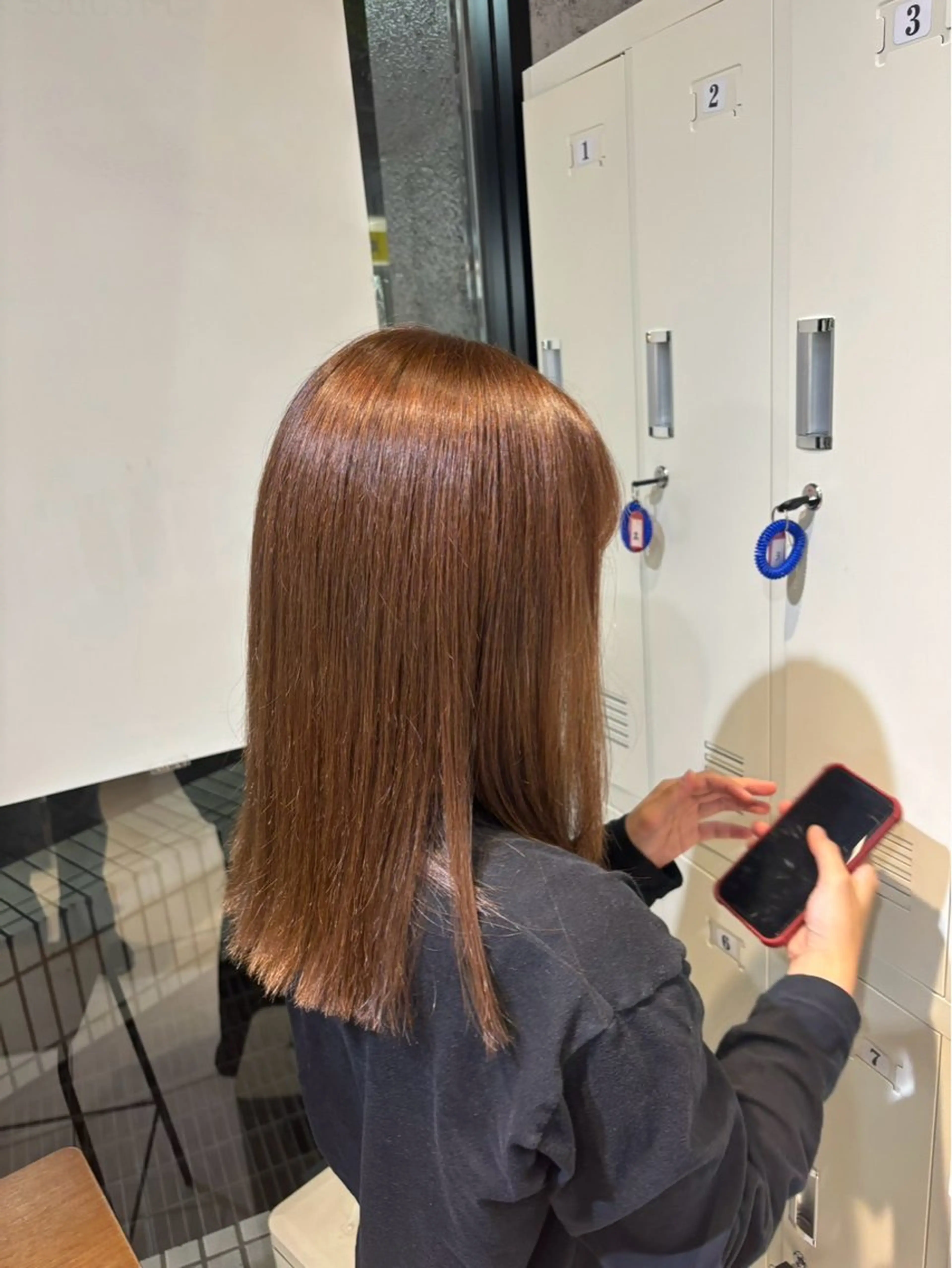 ロング カラー ヘアカラー 🫧暖色艶カラ ー❤️🫧Kyaraのヘアスタイル