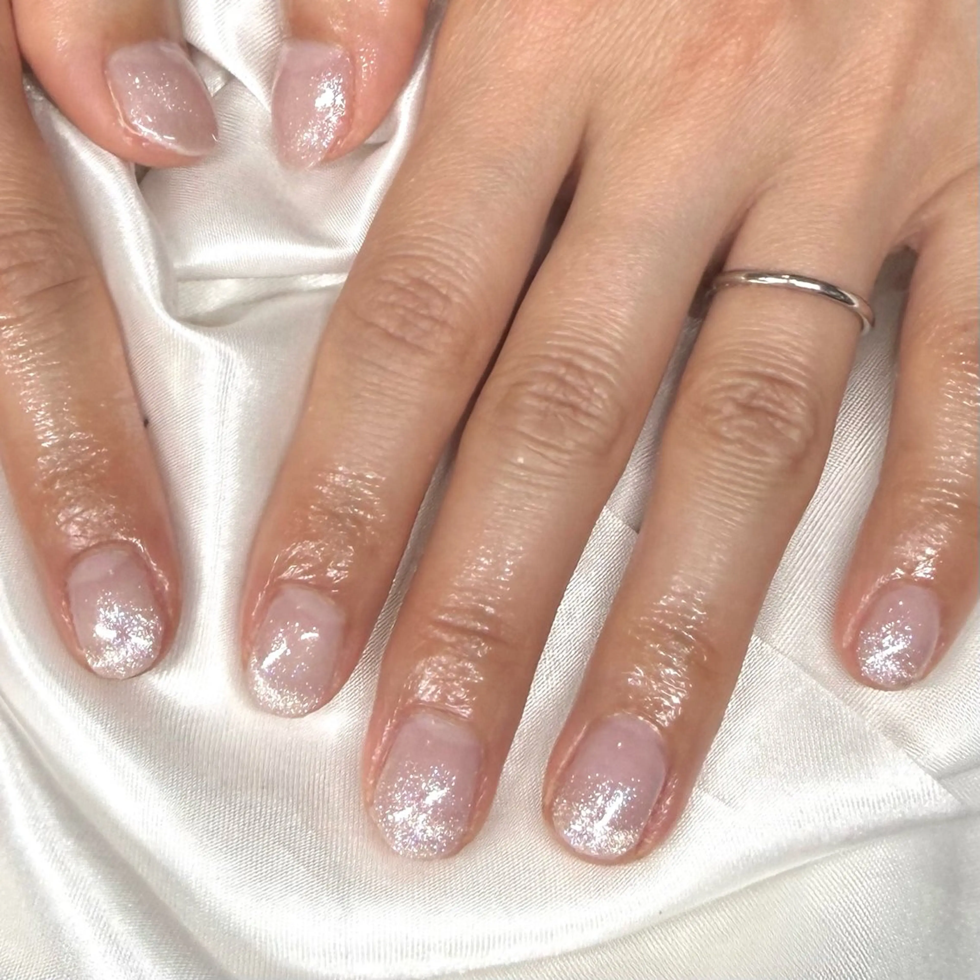 ネイル キラキラネイル マグネットネイル ハンドネイル mao lilu/高崎のネイルデザイン