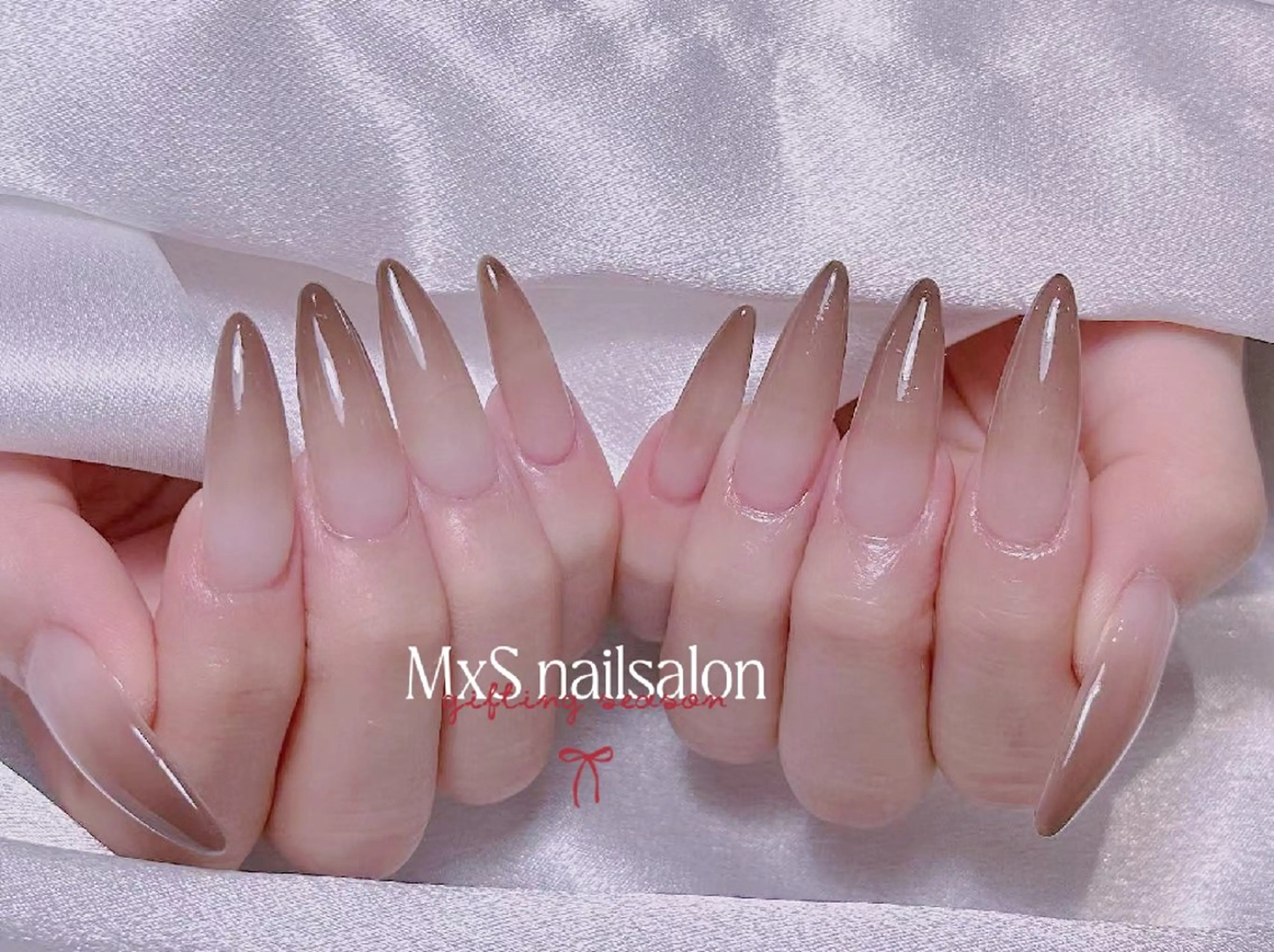 ネイル ジェルネイル 韓国ネイル マグネットネイル パラジェル バレンタイン ハンドネイル ハンドケア MxS Nail 【長さだし/フィルイン/マグネット/ワンホンネイル/韓国ネイル/パラジェル】所属・M×S Nail みなのネイルデザイン
