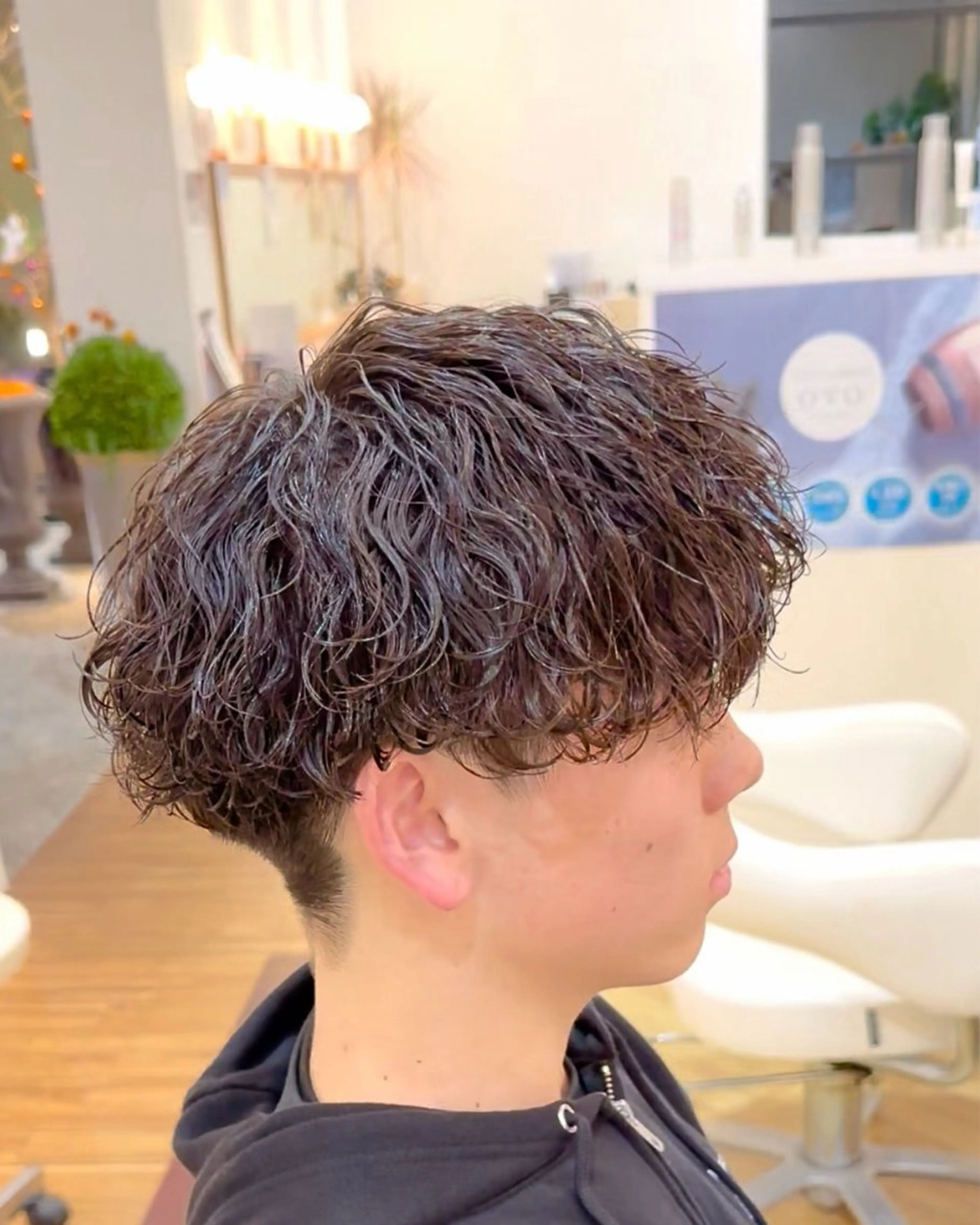 パーマ メンズ マッシュ メンズパーマ 波巻きパーマ カット パーマ ヘッドスパ ☆★メンズ特化★☆ 川地由麿のヘアスタイル