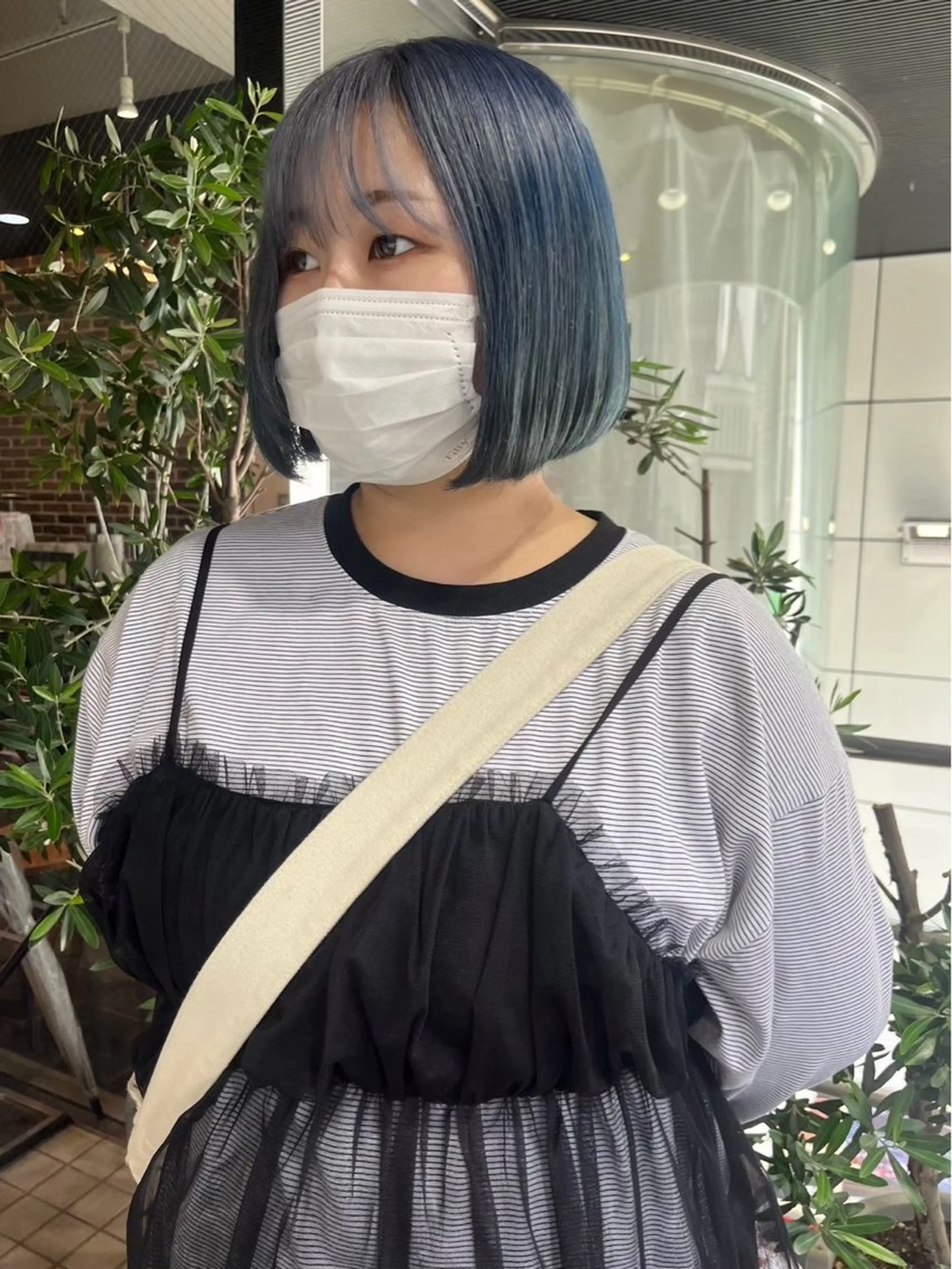 ミディアム カラー ブリーチ ケアブリーチ デザインカラー ダブルカラー イヤリングカラー ユウ✩.*˚/メンズ 特化/シャドウパーマのヘアスタイル