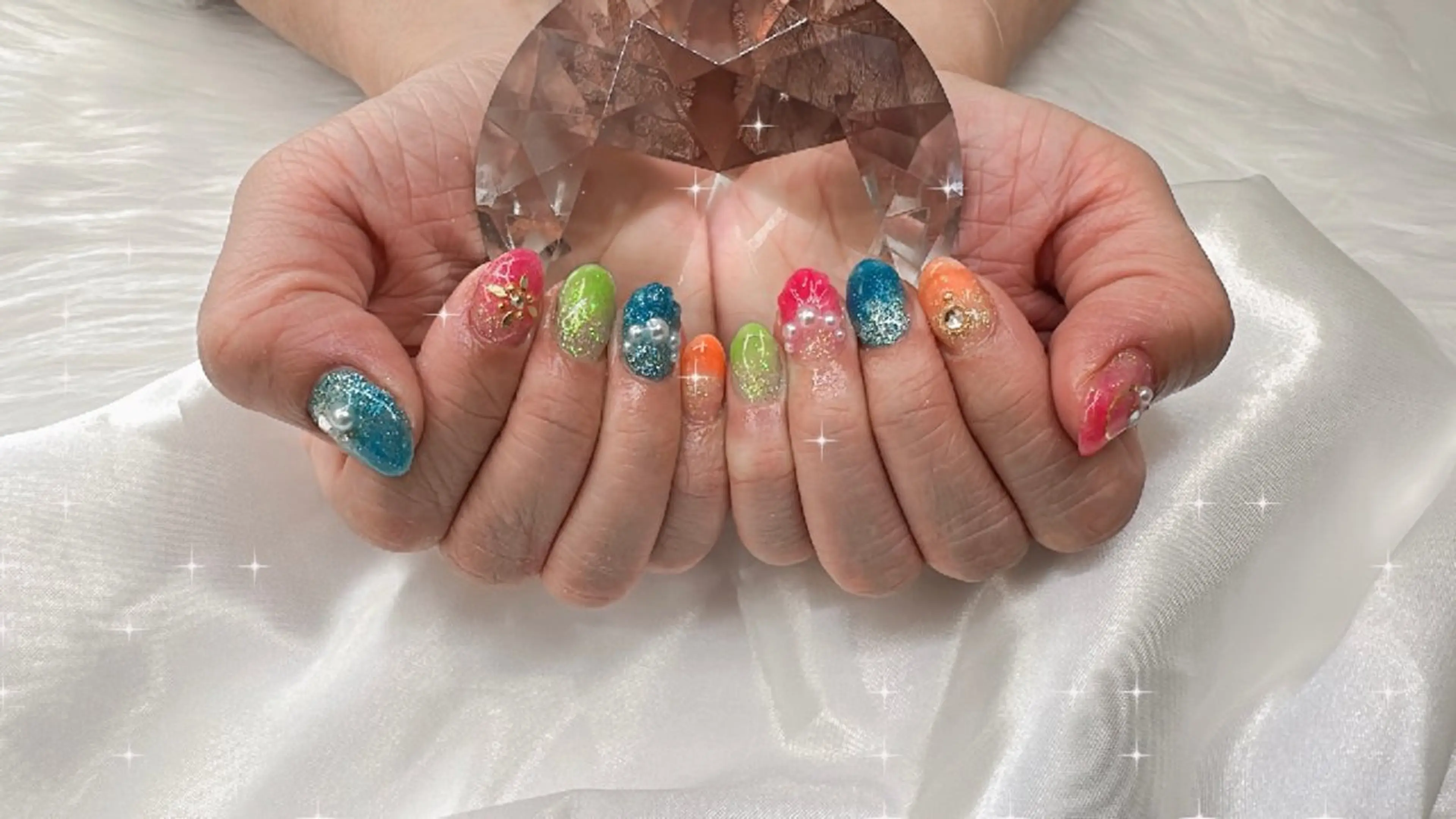 ネイル 夏ネイル 中西 美羽のネイルデザイン