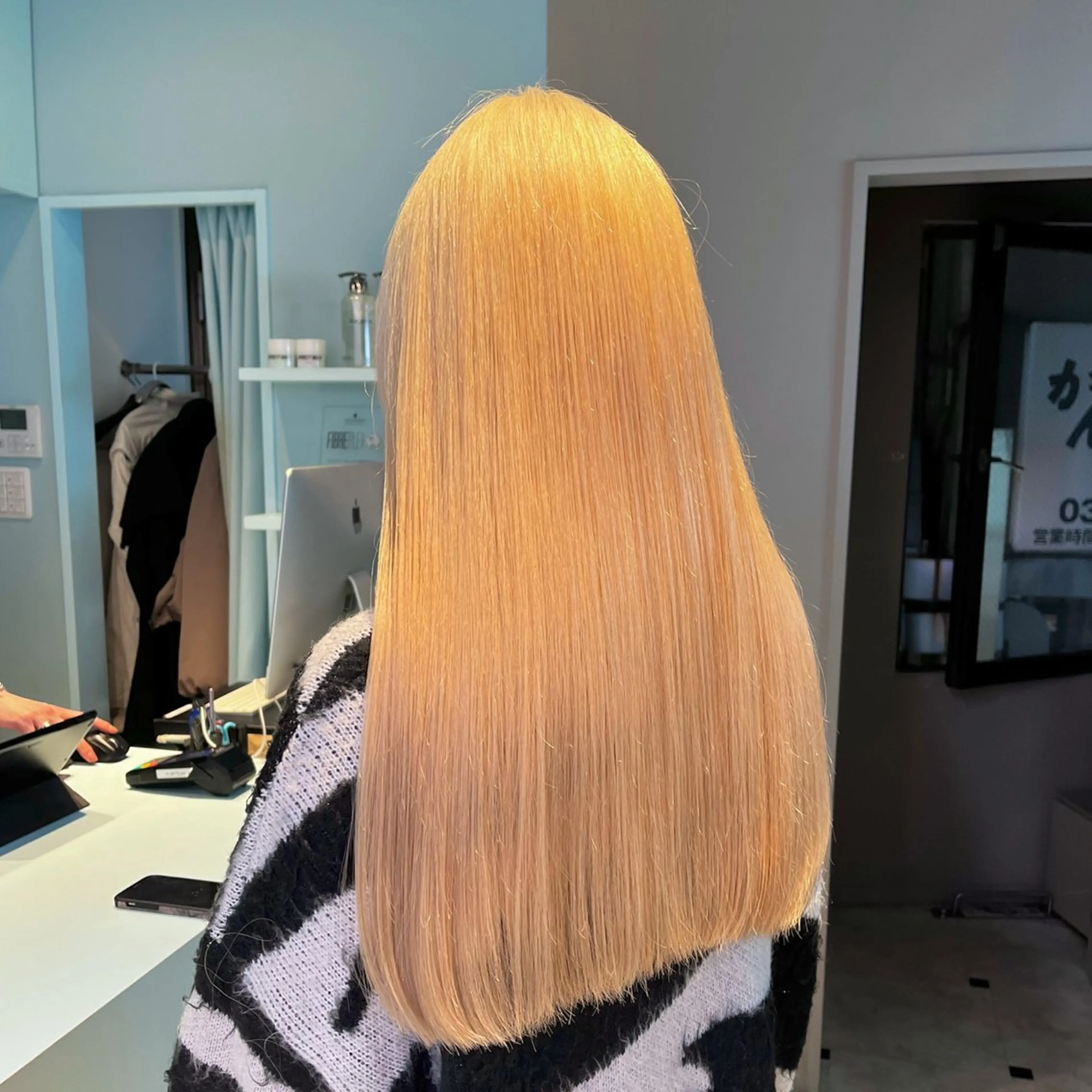 ロング カラー ヘアカラー トリートメント ブリーチカラー 🩵MIZUKIのヘアスタイル