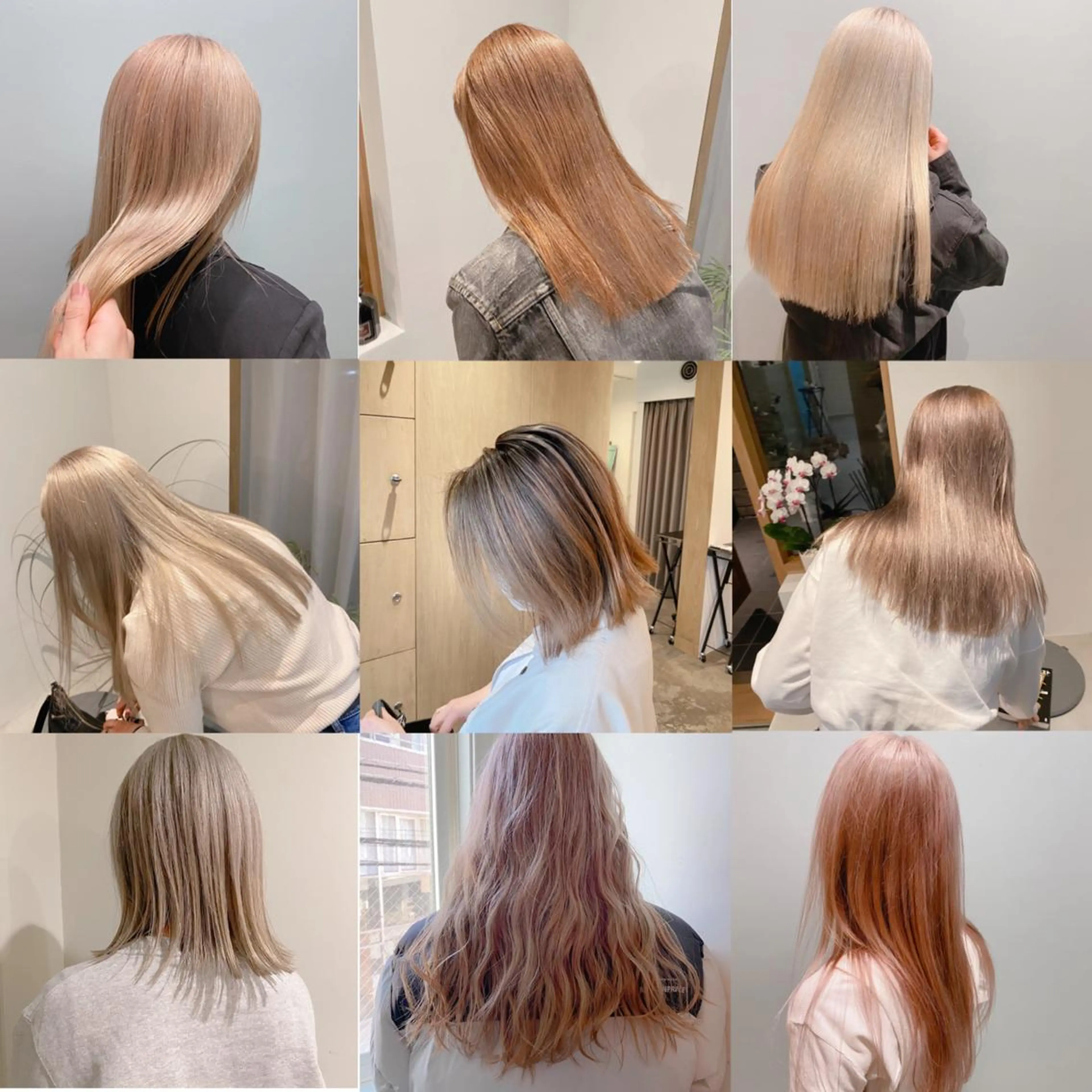 ミディアム カラー 美髪ストレート 川本雄己のヘアスタイル