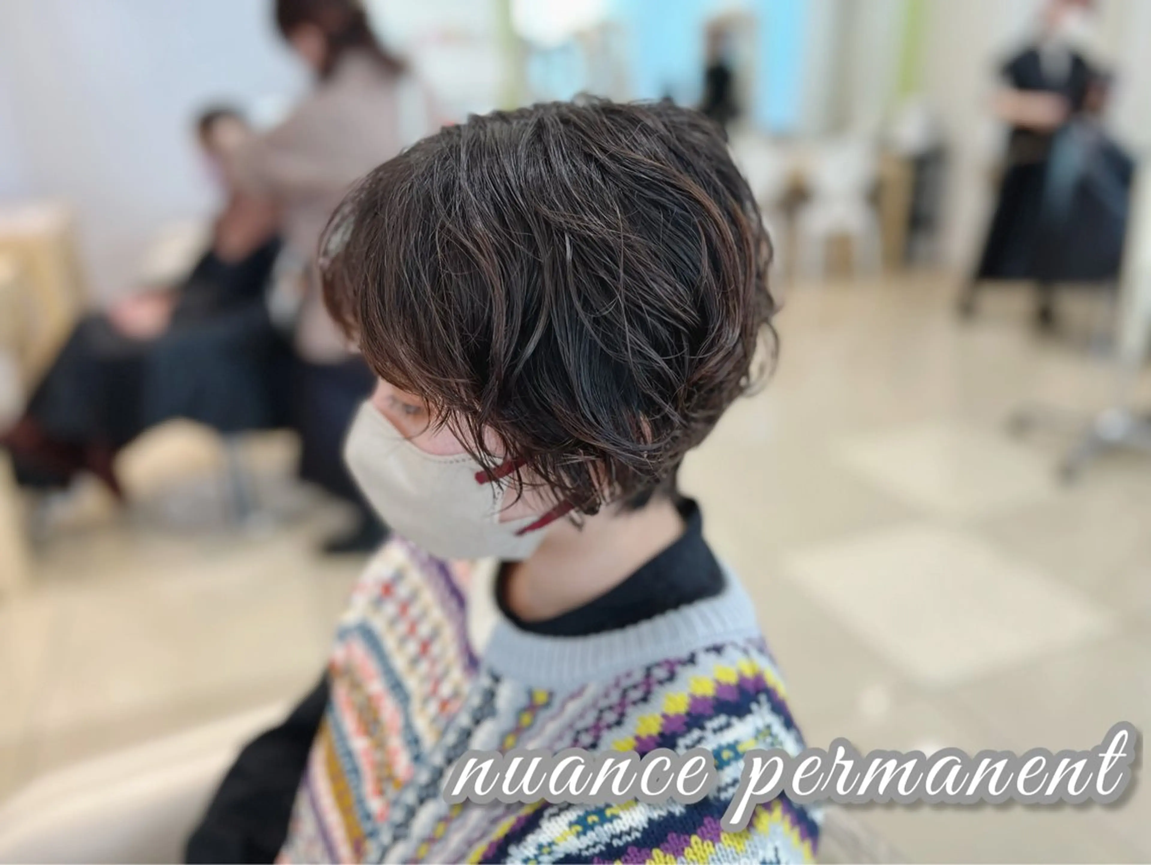 パーマ+カットの写真