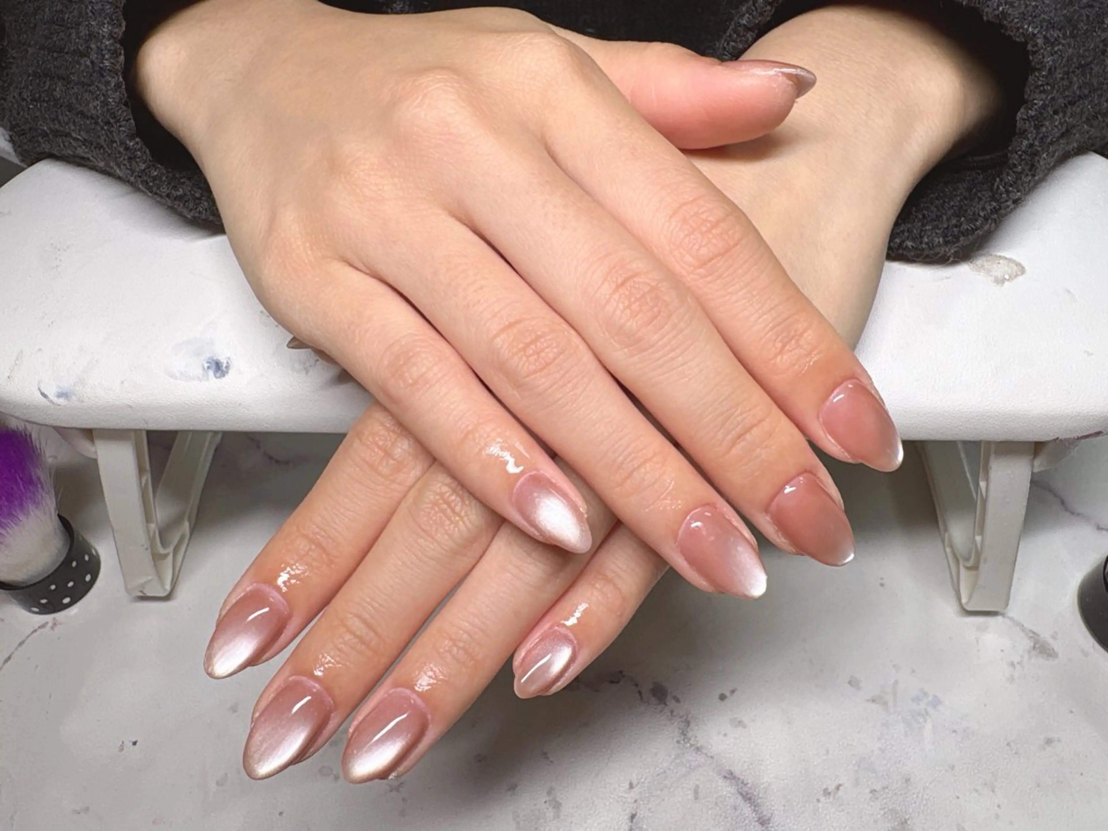 ネイル ハンドネイル Chiara 長さだしのネイルデザイン