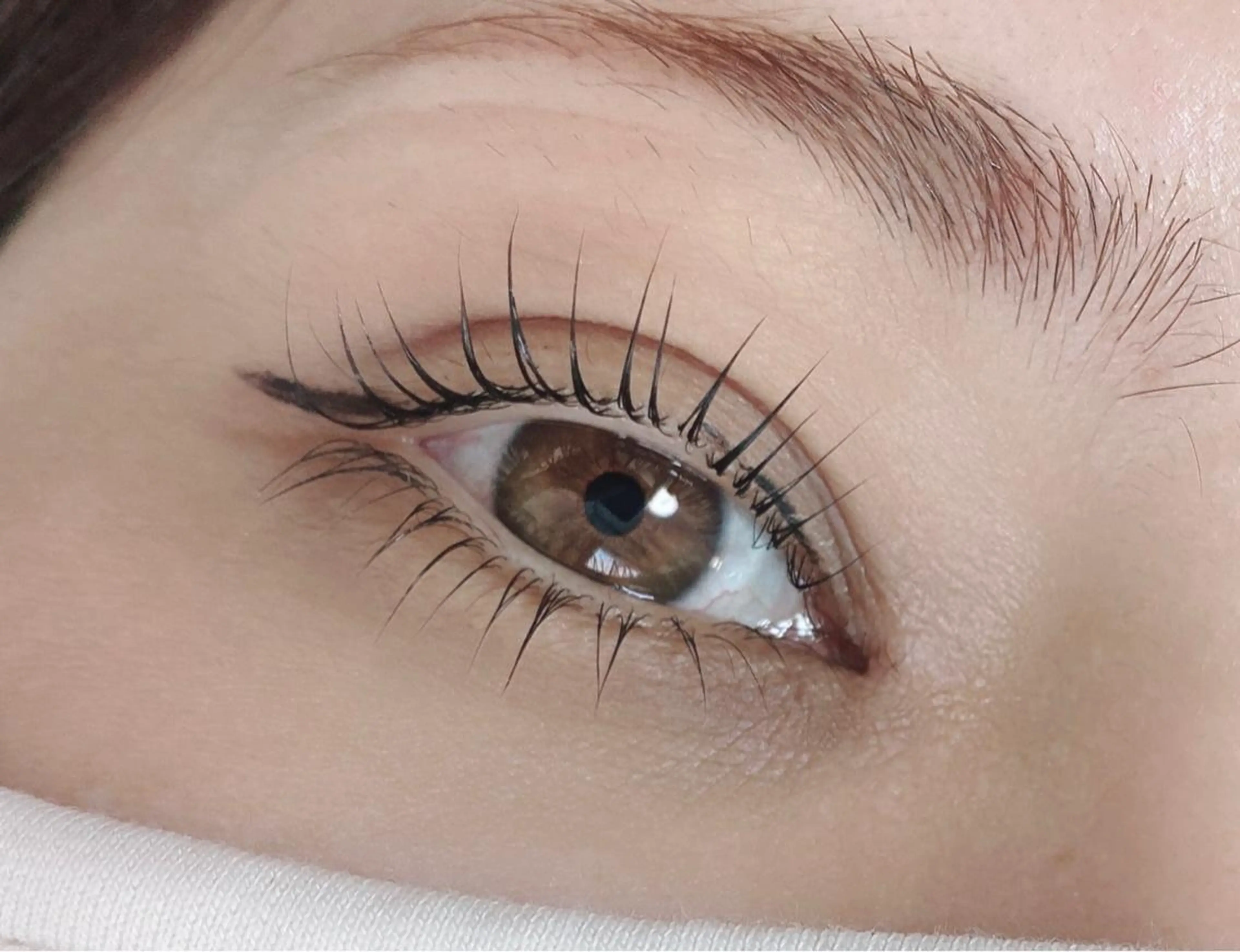 マツエク・マツパ マツパ 【那覇/束感まつ毛 /LED】ｷｬﾒﾙのマツエク・マツパデザイン