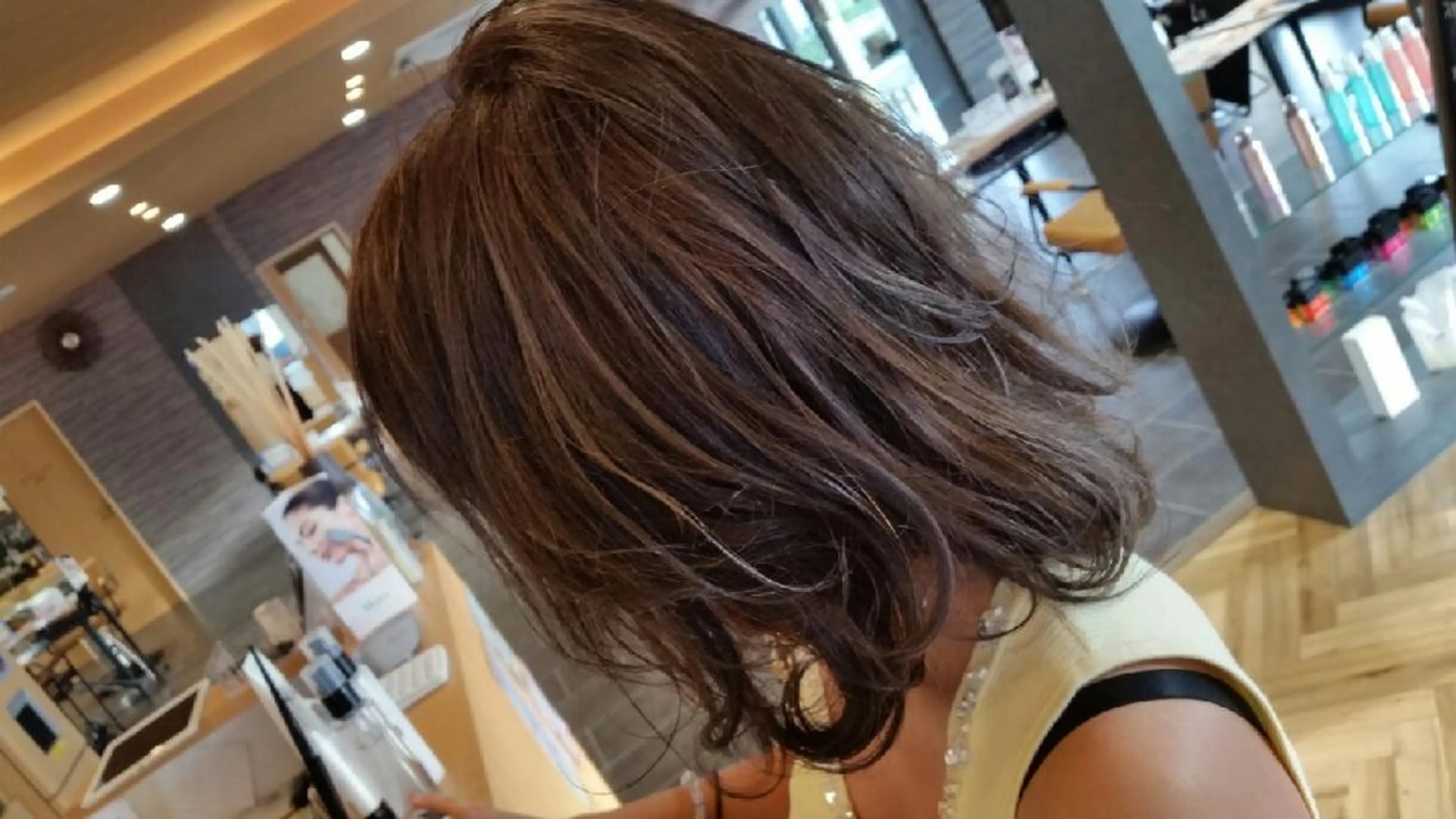 カラー 北野 親善のヘアスタイル