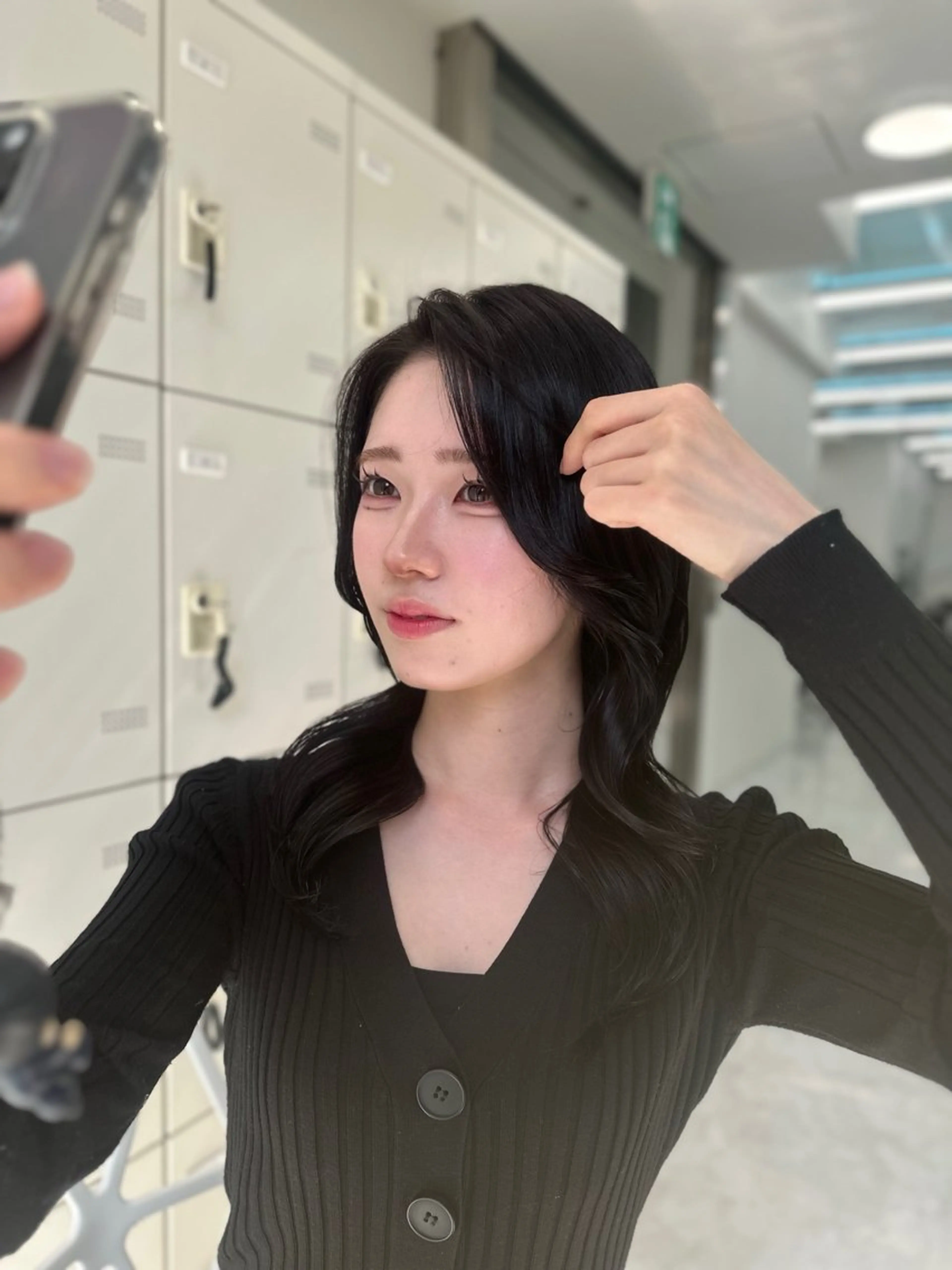 セミロング カラー カット ヘアカラー トリートメント ヘッドスパ ヘアセット 似合わせstyle ❤︎misaki❤︎のヘアスタイル