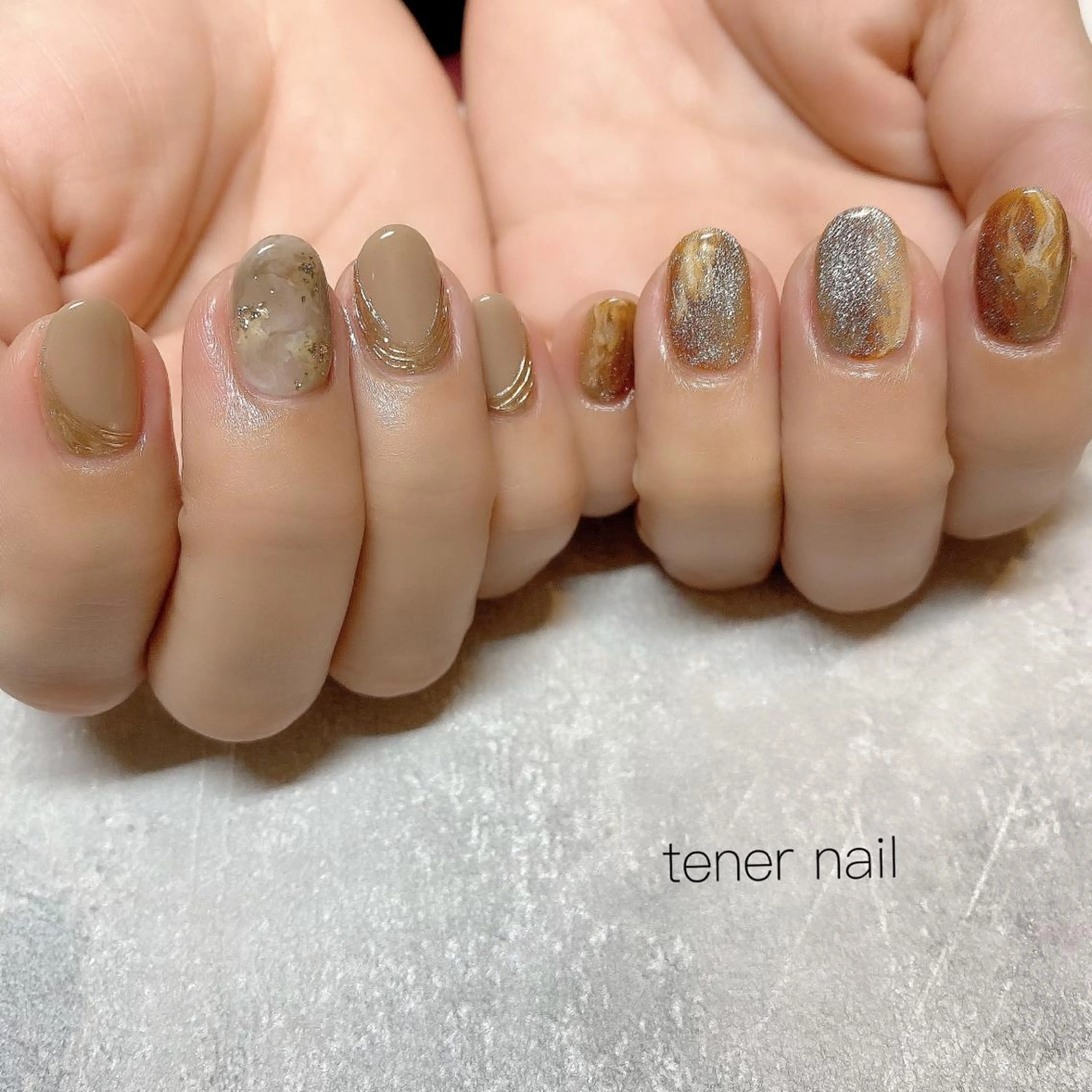 ネイル ニュアンスネイル テネルネイル tener nailのネイルデザイン