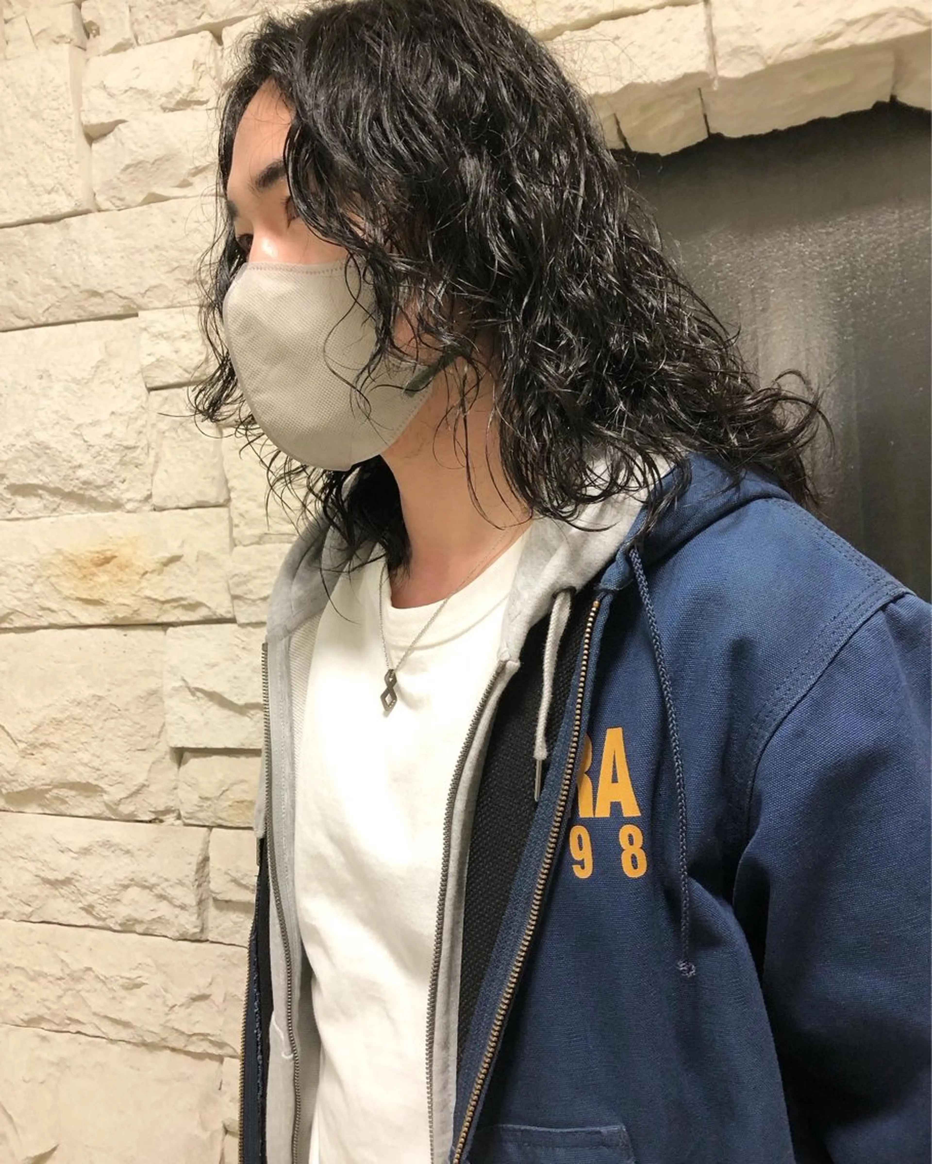 パーマ ヘアアレンジ メンズ カット パーマ トリートメント ヘアセット ainico+所属・メンズ特化✂️栗原 侑也のヘアスタイル