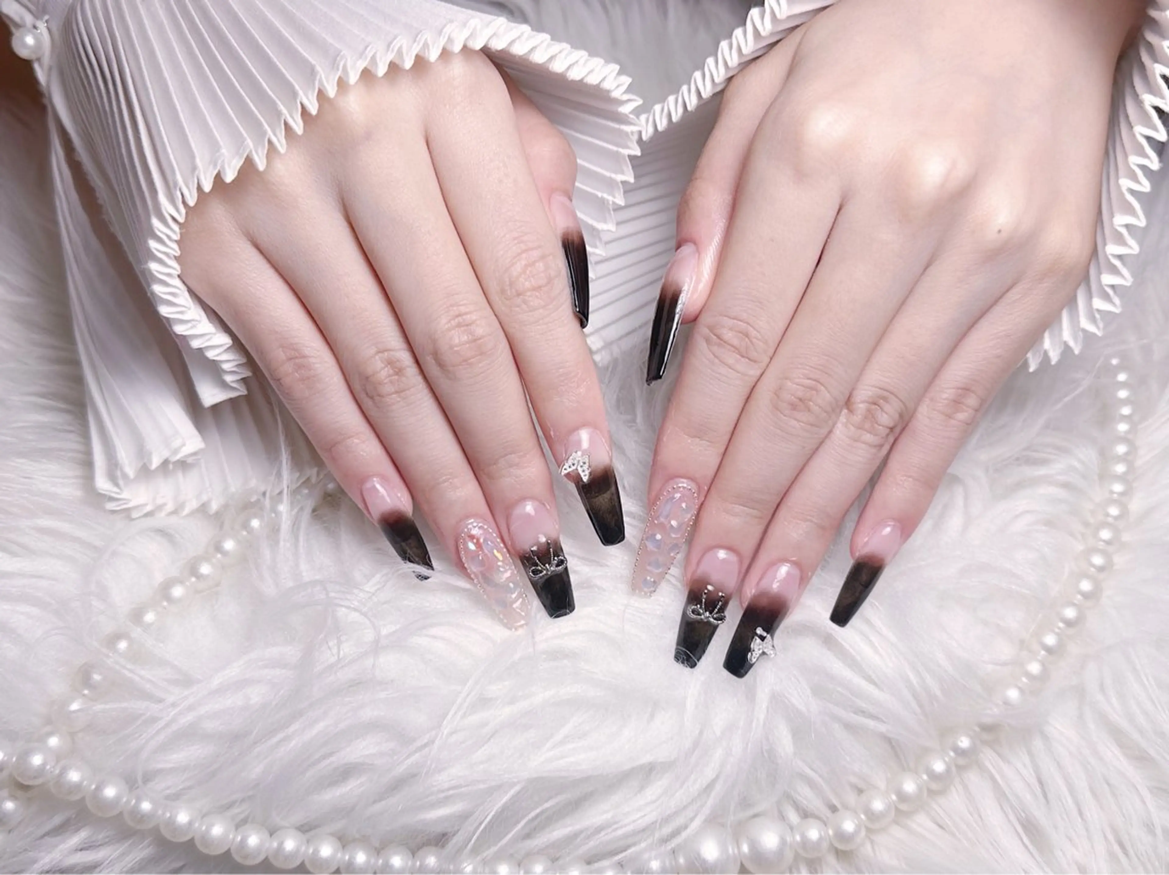 ネイル ☁️Minmin Tsuki💙🩵のネイルデザイン