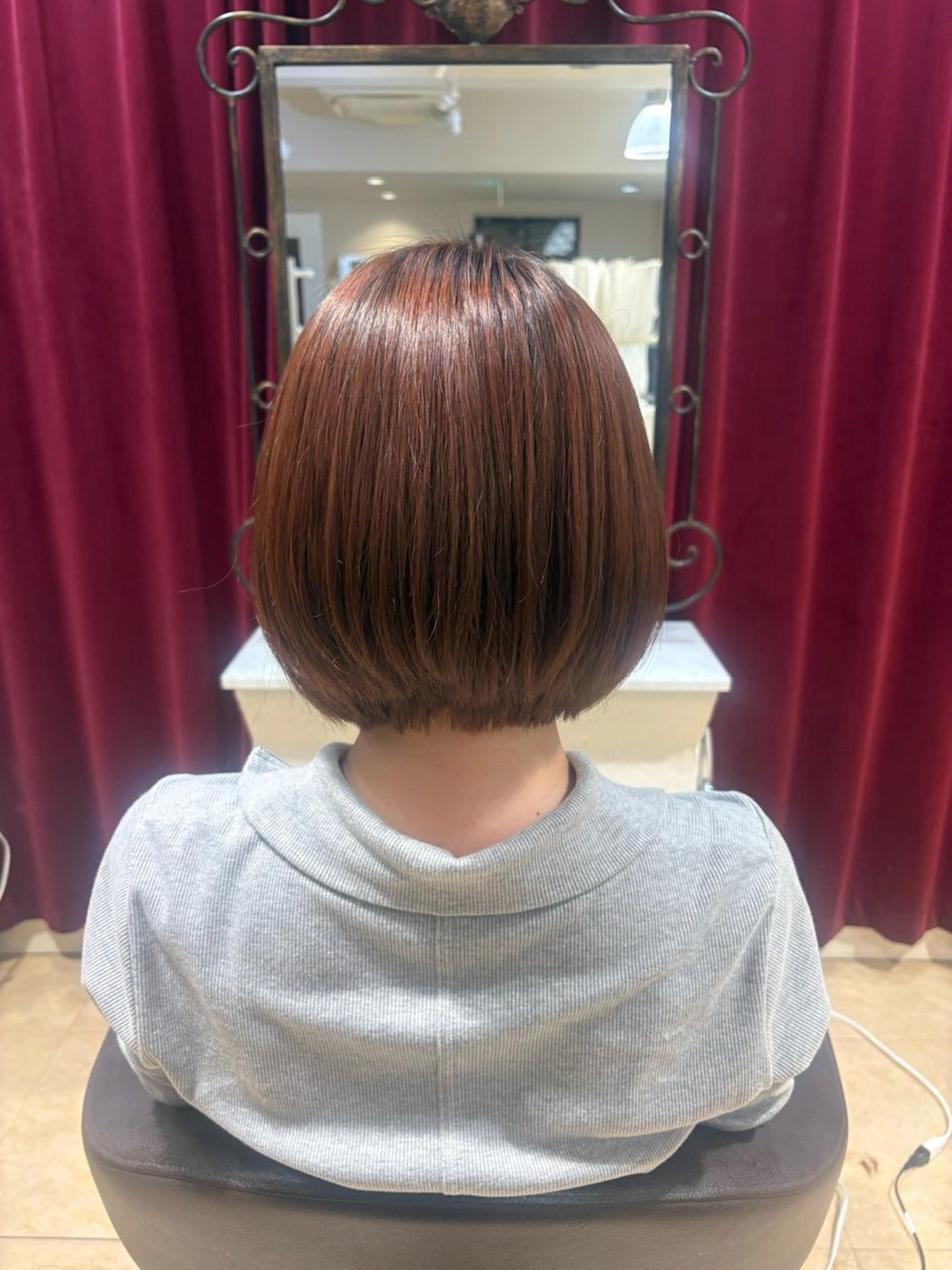 ショート ショートボブ ボブ ショートヘア 水村 菜々美のヘアスタイル