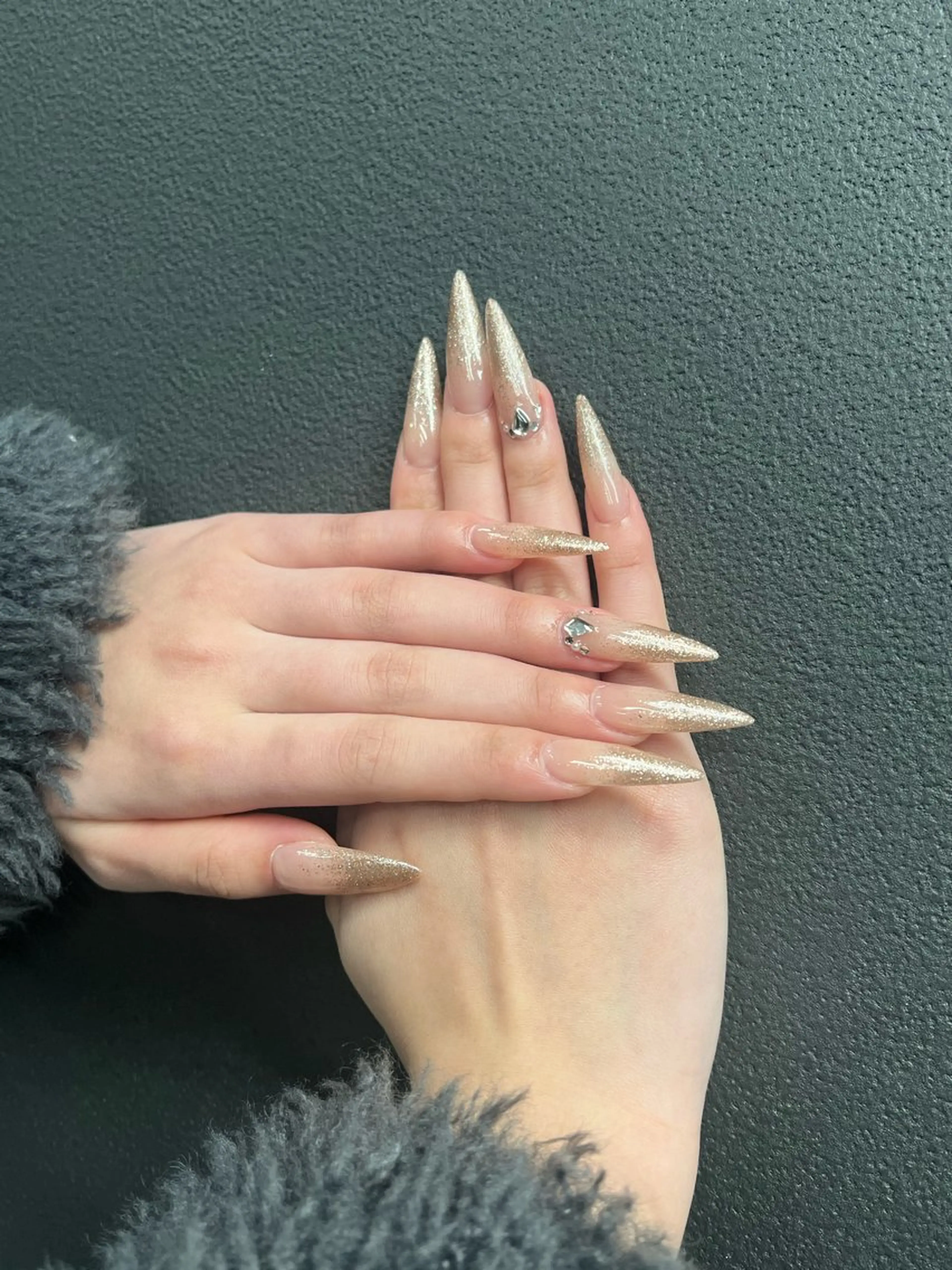 ネイル 韓国ネイル 持ち込み ニュアンスネイル ネイルチップ ハンドネイル Doraemi ANA.CHUOのネイルデザイン