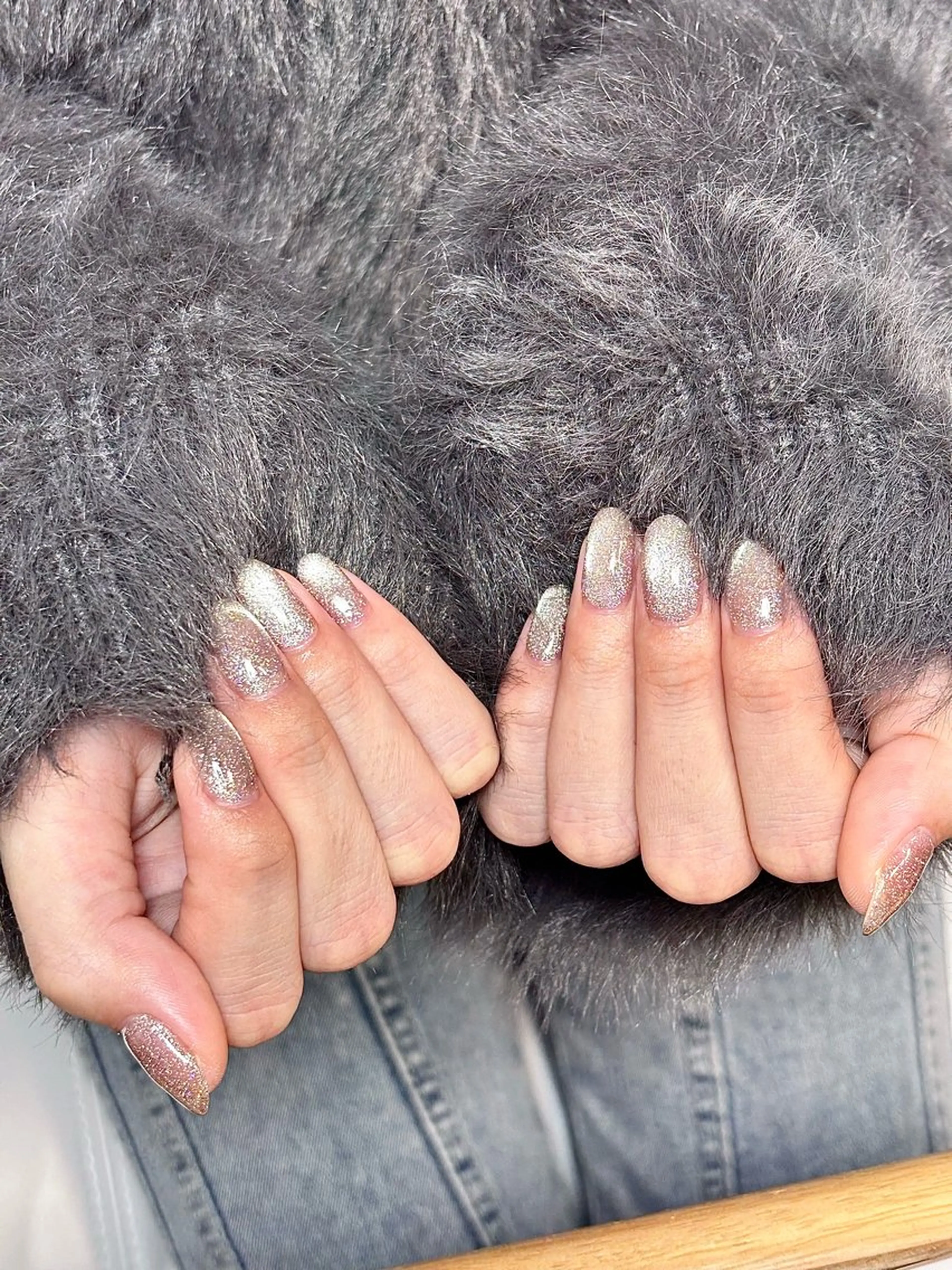 ネイル フラッシュネイル フラッシュマグ 氷ネイル・うるうるネイル paljon ゆい静岡市のネイルデザイン