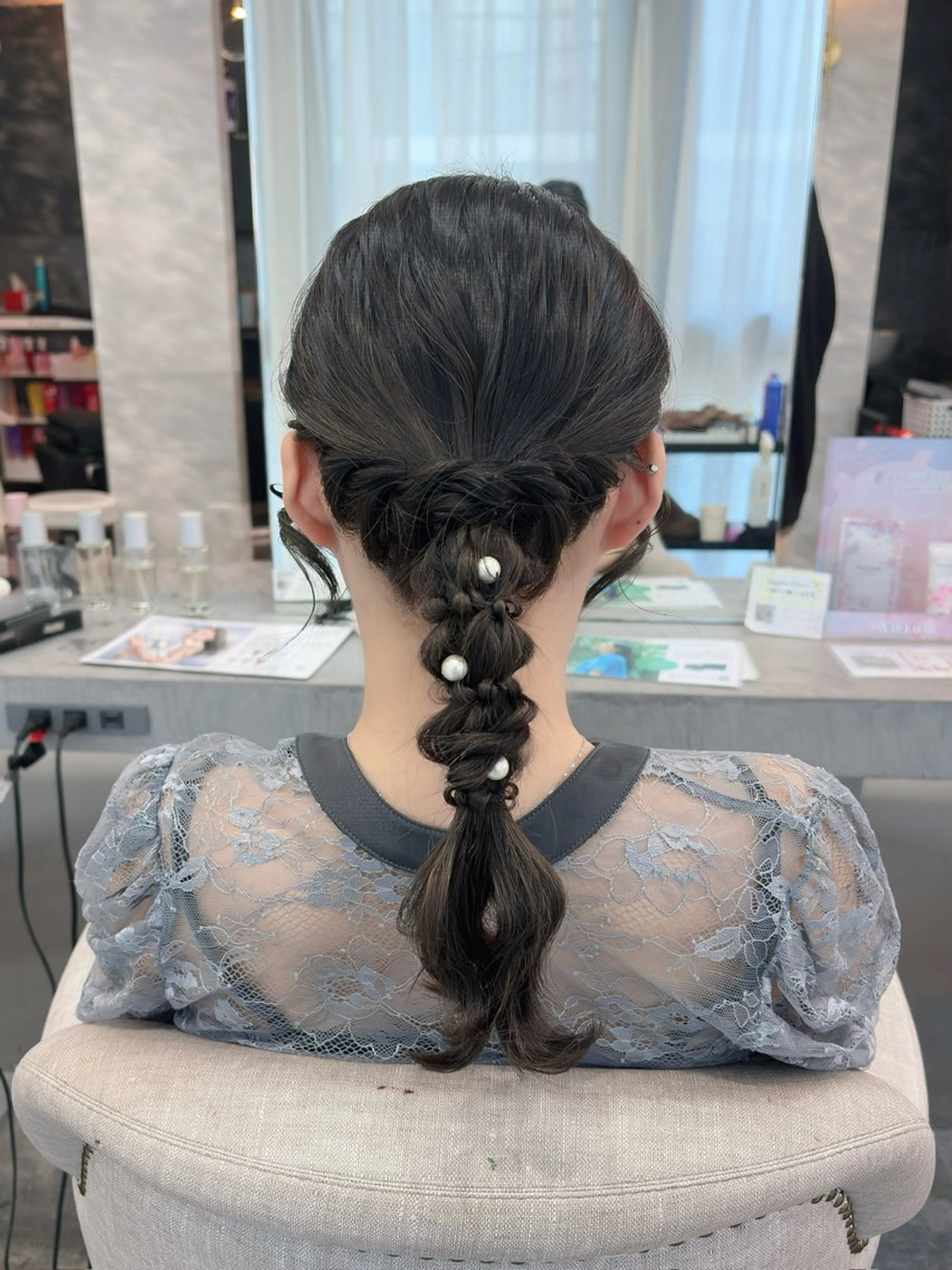 ヘアアレンジ ヘアセット Maho ブリーチモデル募集中のヘアスタイル