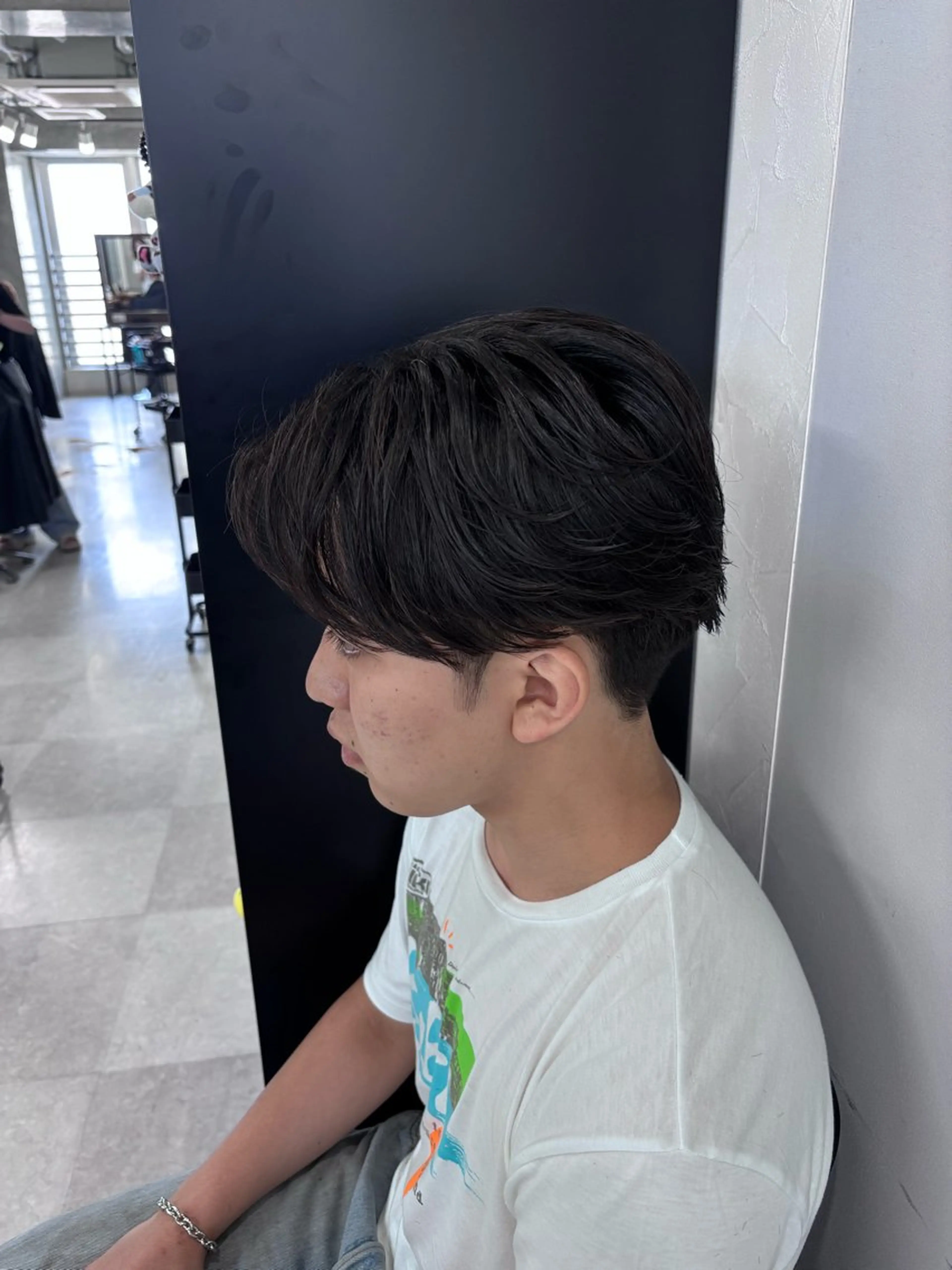 メンズ フェザーの鬼 🇰🇷yutoのヘアスタイル