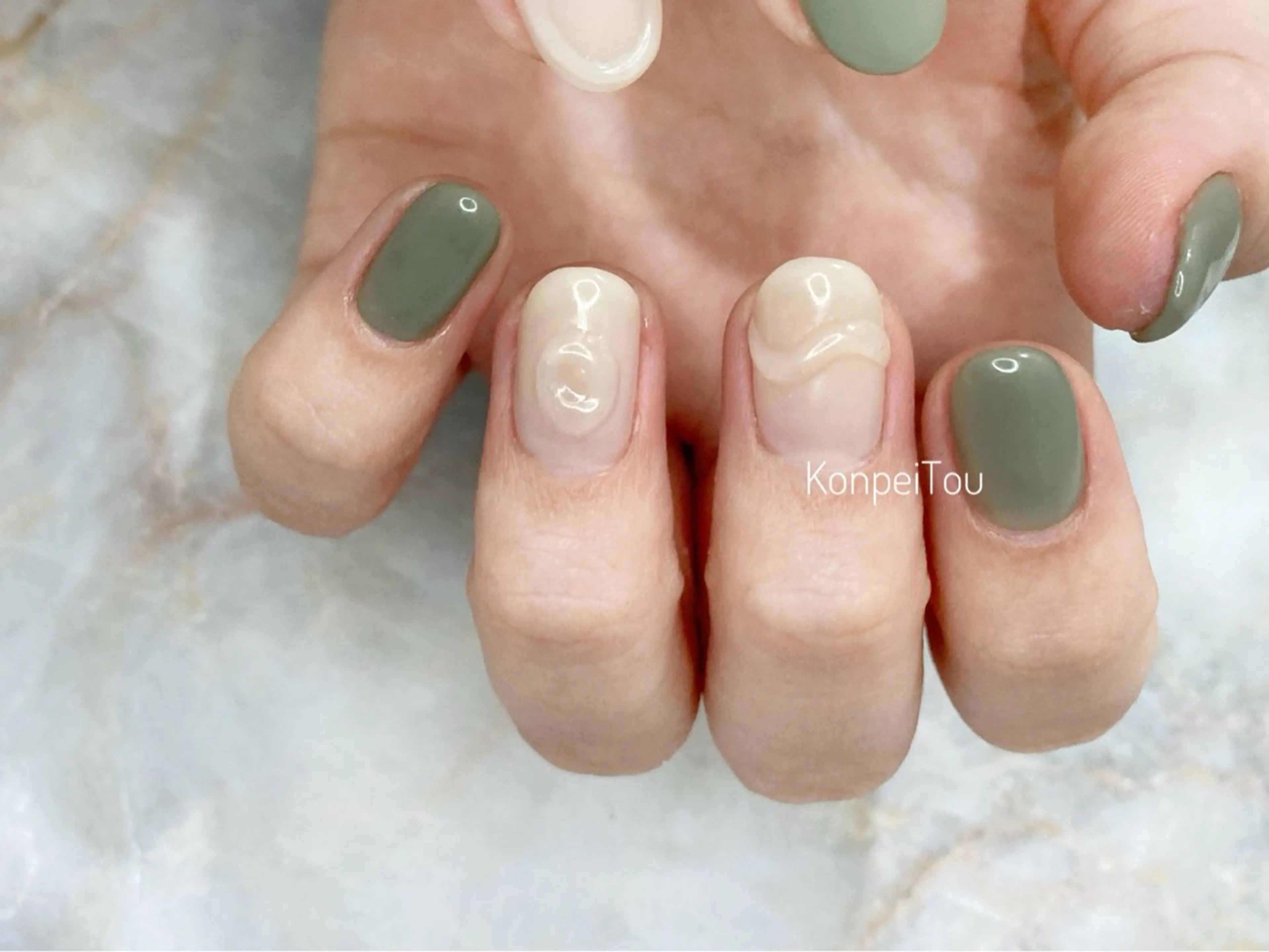 ネイル ハンドネイル おうちのネイルサロン　konpeiTou〜こんぺいとう〜所属・おうちのネイルサロン KonpeiTouのネイルデザイン