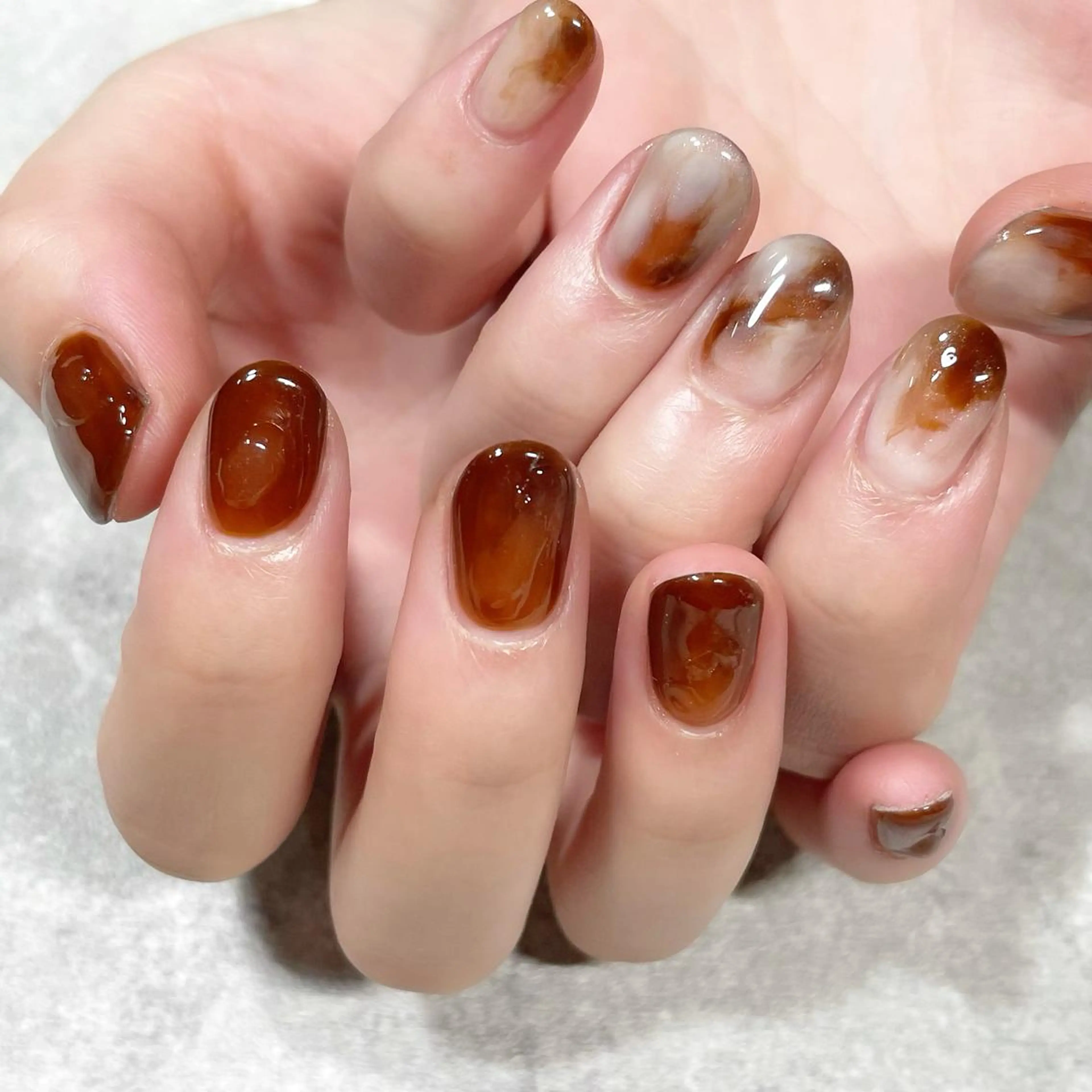 ネイル ジェルネイル 東 千夏のネイルデザイン