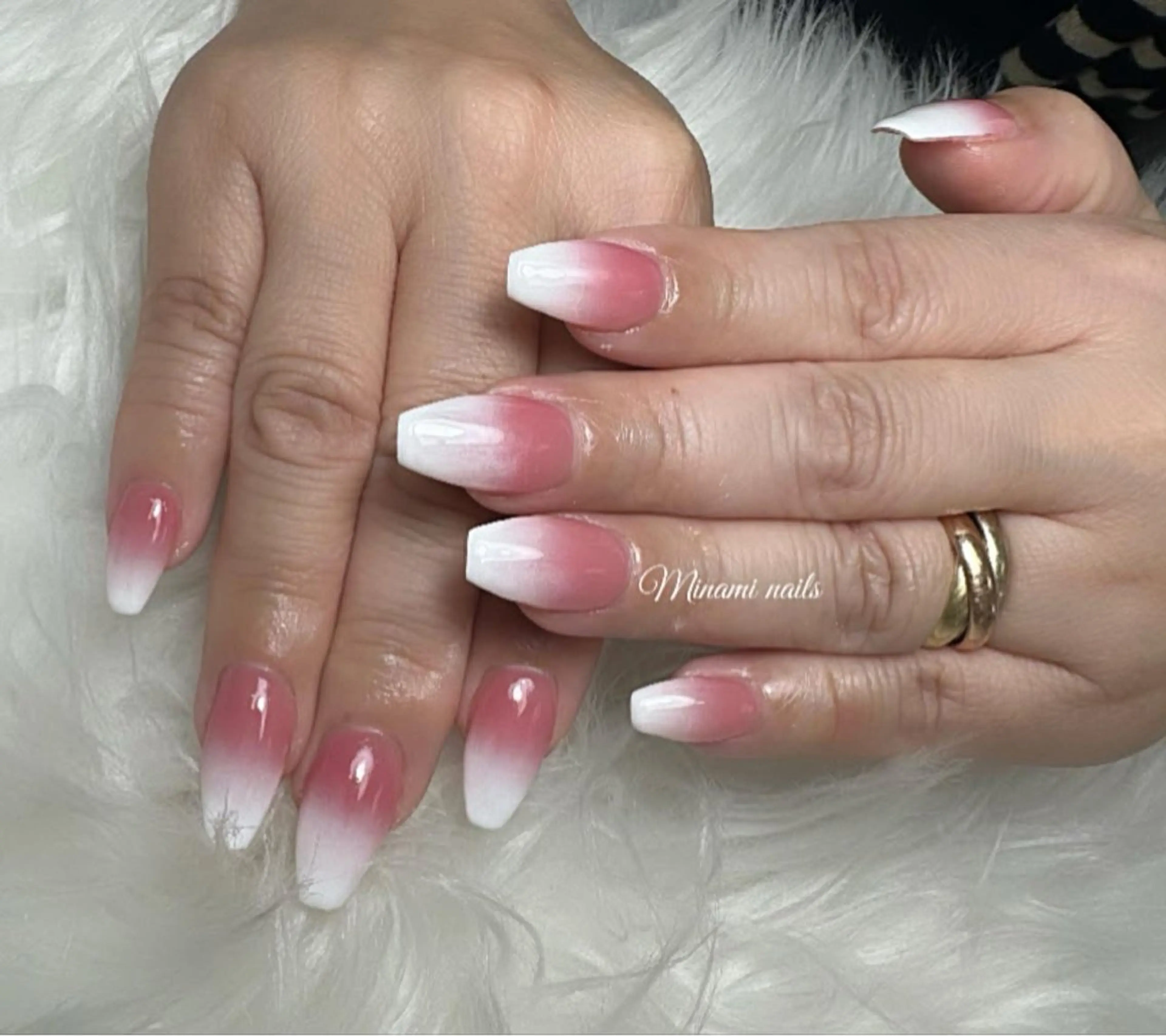 ネイル カジュアル グラデーション ワンカラーネイル Minami Nailsのネイルデザイン